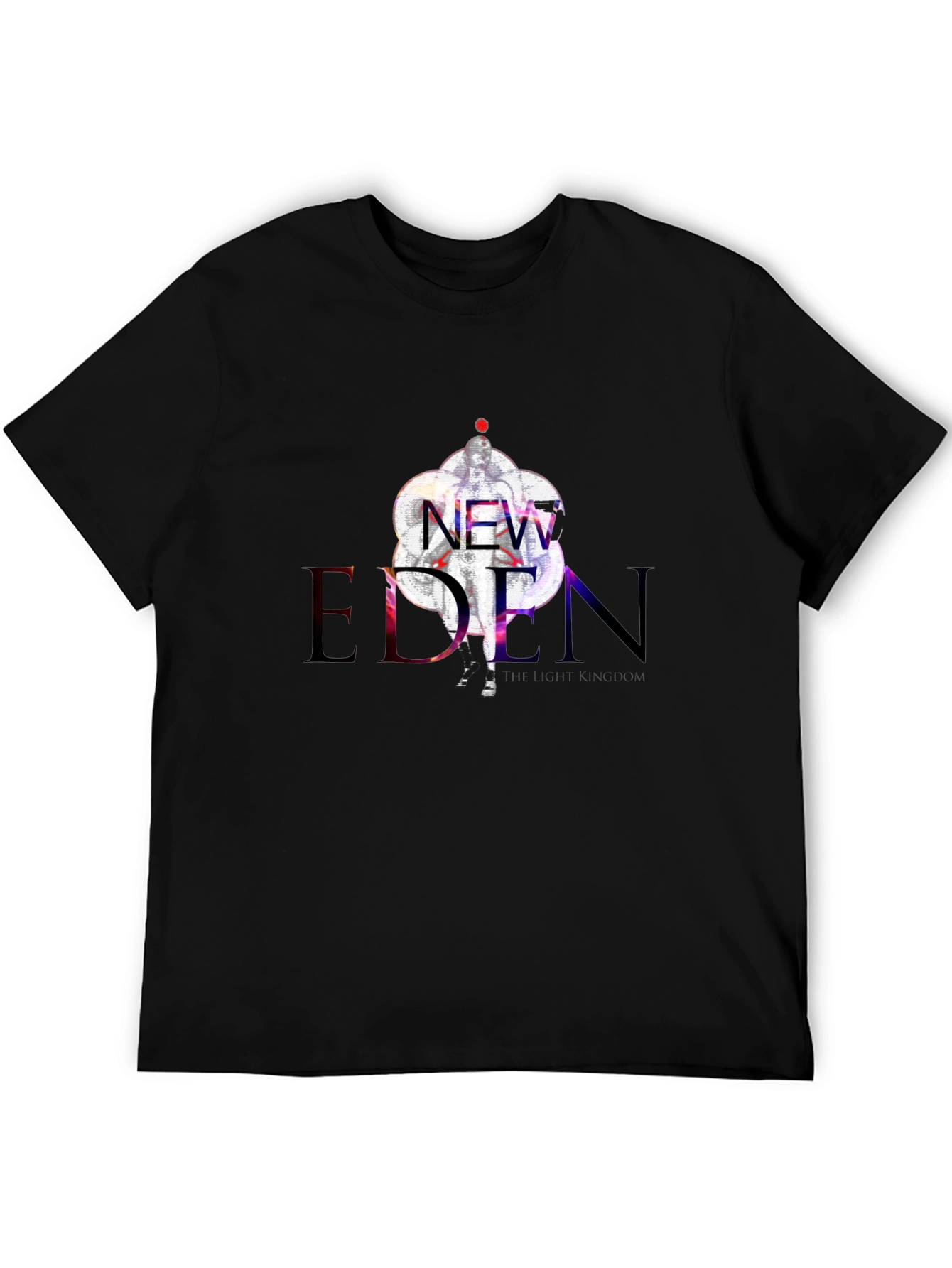 Black New Eden Graphic Tee - Stylish Black T-Shirt view 5