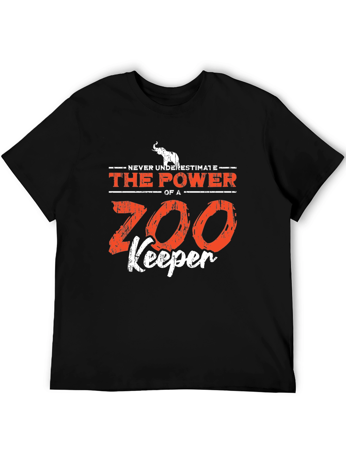 Black Zoo Keeper Power T-Shirt view 5