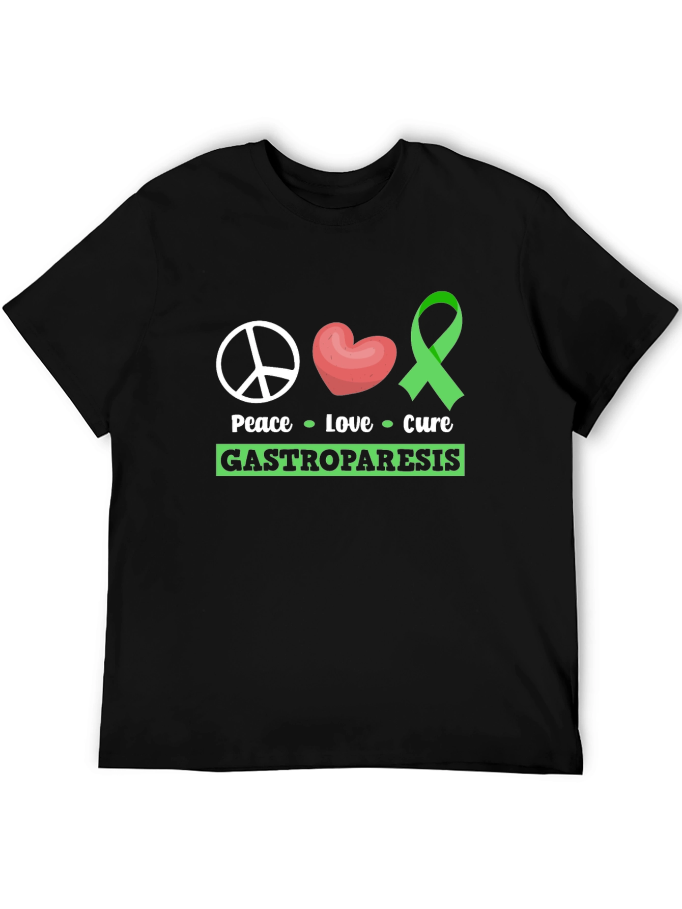 Peace Love Cure Gastroparesis T-Shirt - 5