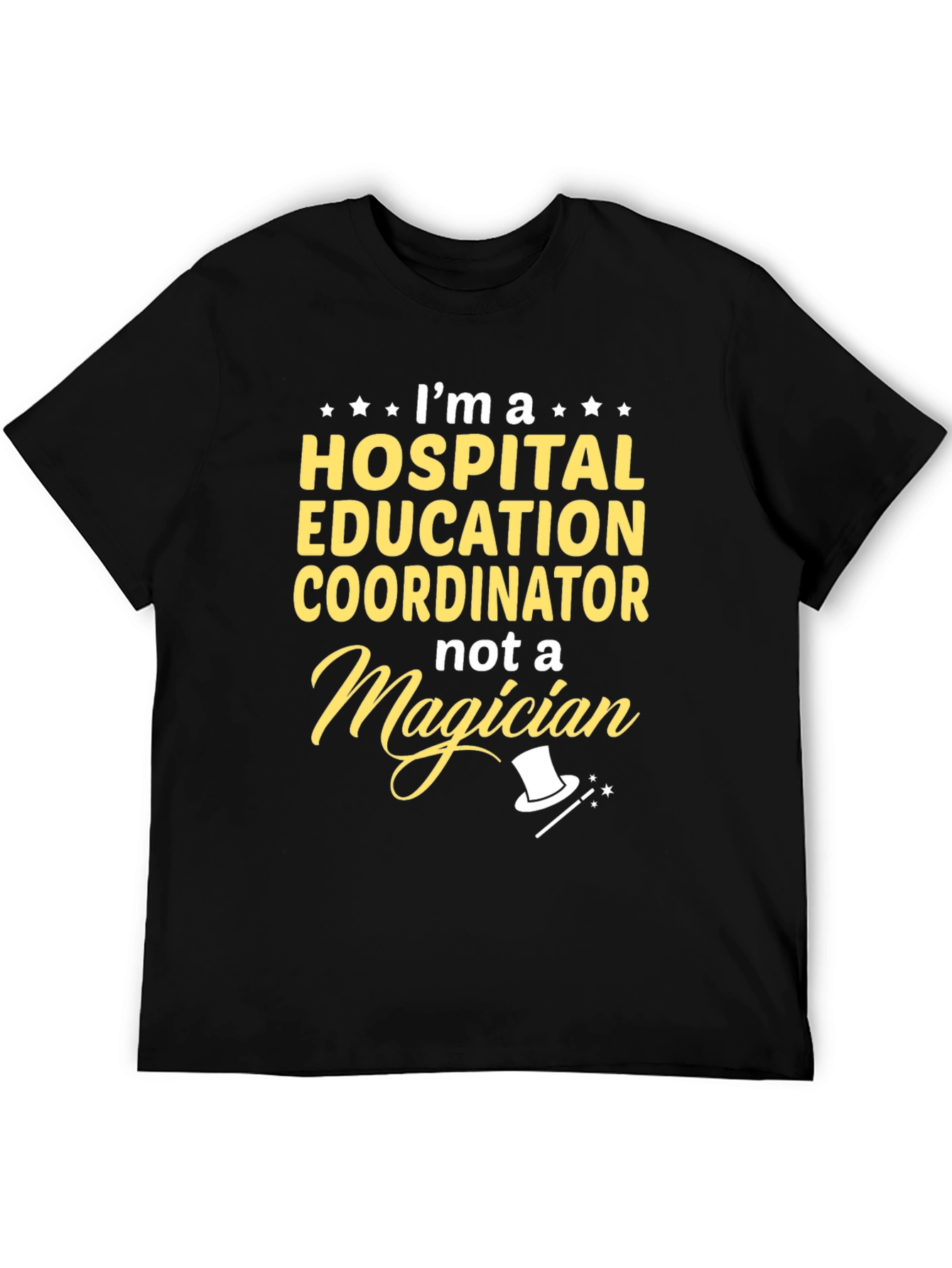 Black Hospital Education Coordinator T-Shirt view 5