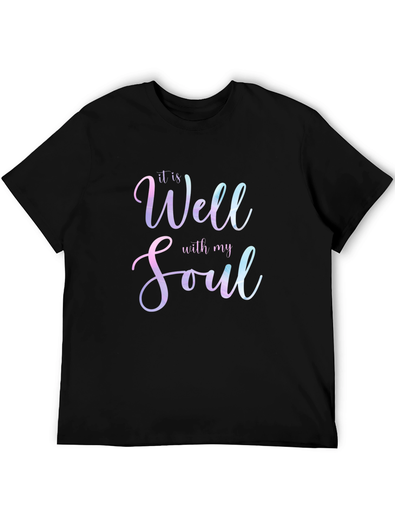 Black It Is Well With My Soul Graphic Tee view 5