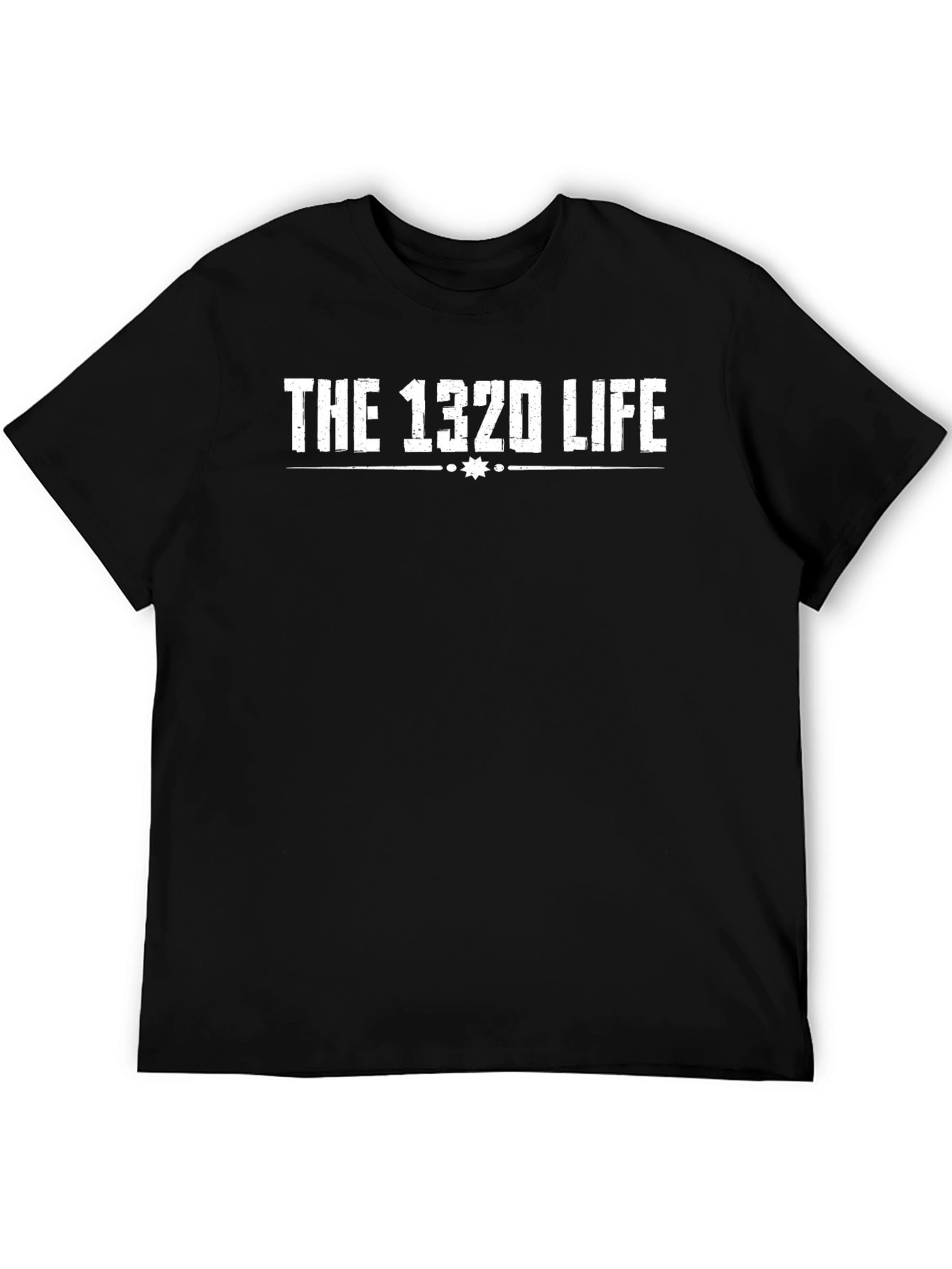Black The 1320 Life T-Shirt - Drag Racing Style view 5