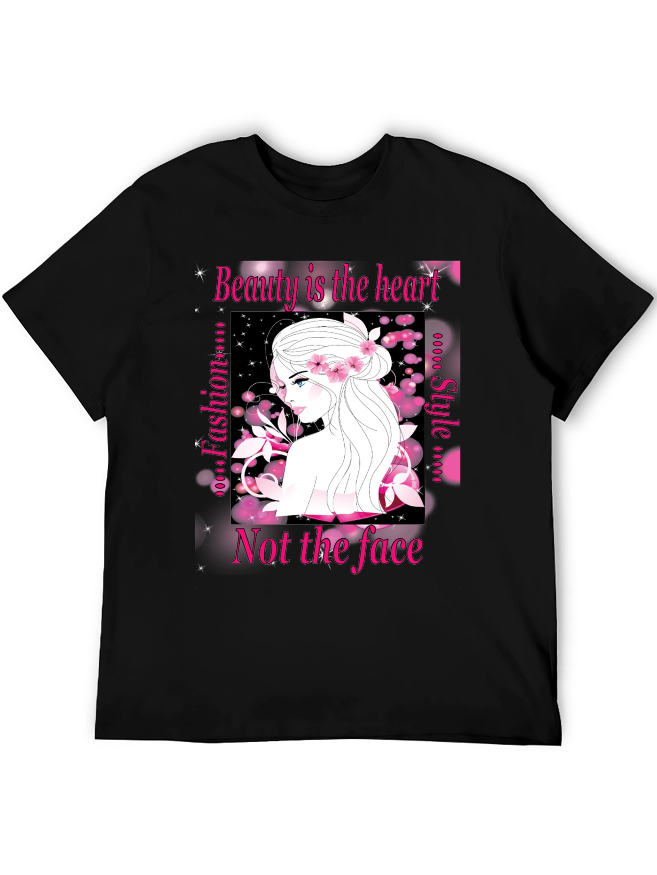 Black Beauty Inside T-Shirt - Fashionable Graphic Tee for Women view 5