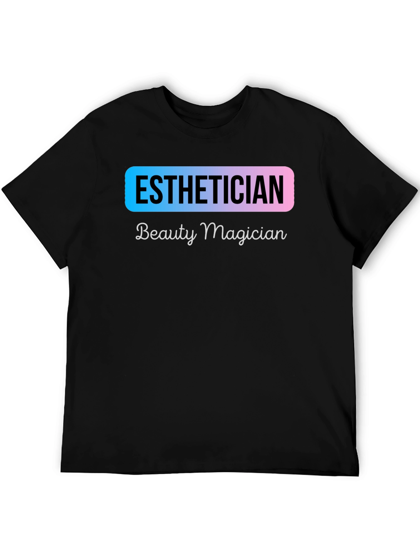 Black Esthetician Beauty Magician T-Shirt - Unisex view 5