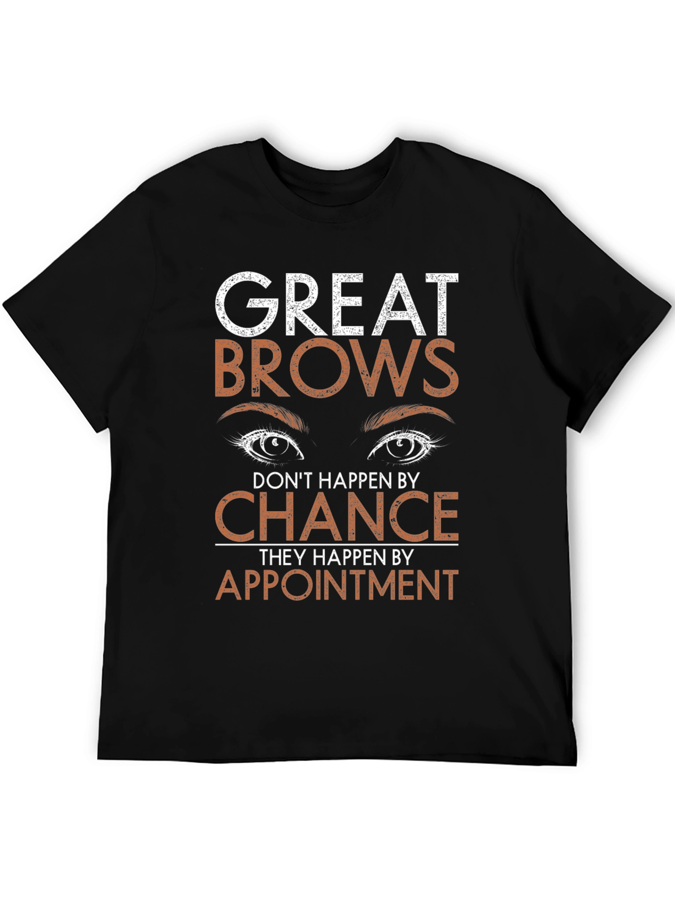 Black Great Brows Appointment T-Shirt view 5