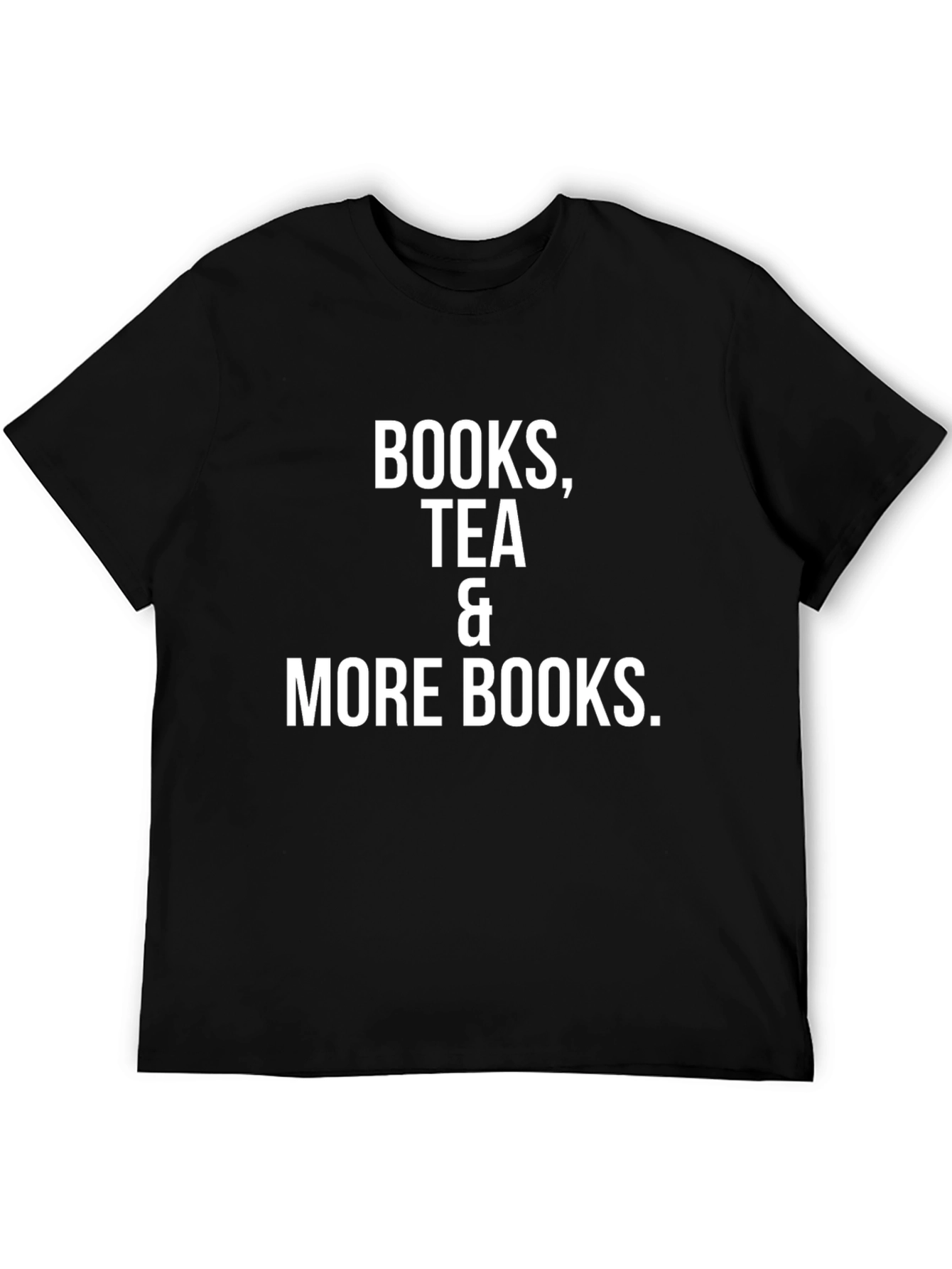 Black Books Tea & More Books T-Shirt view 5
