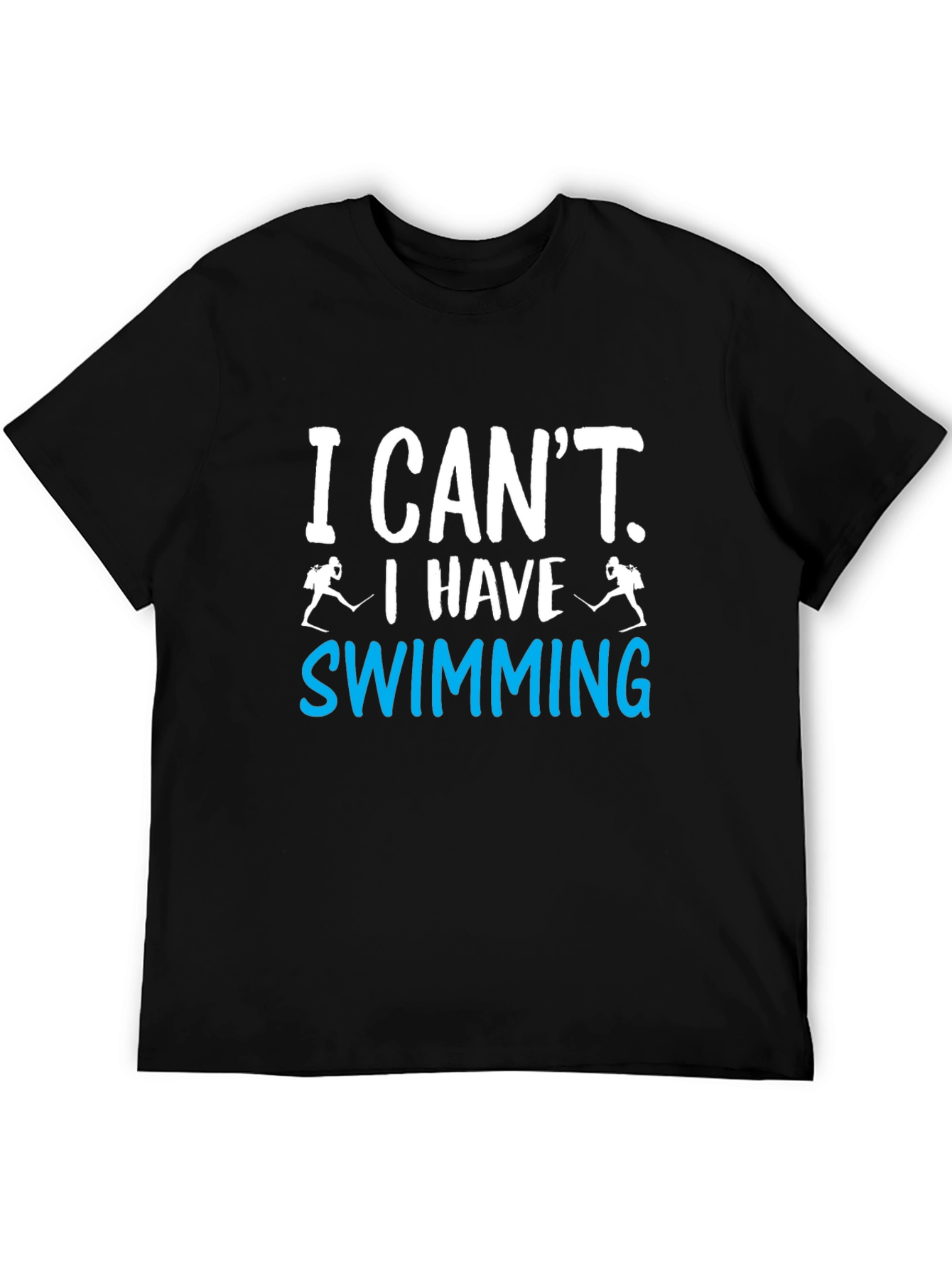 Black Funny Swimming T-Shirt, Swimmer Gift view 5