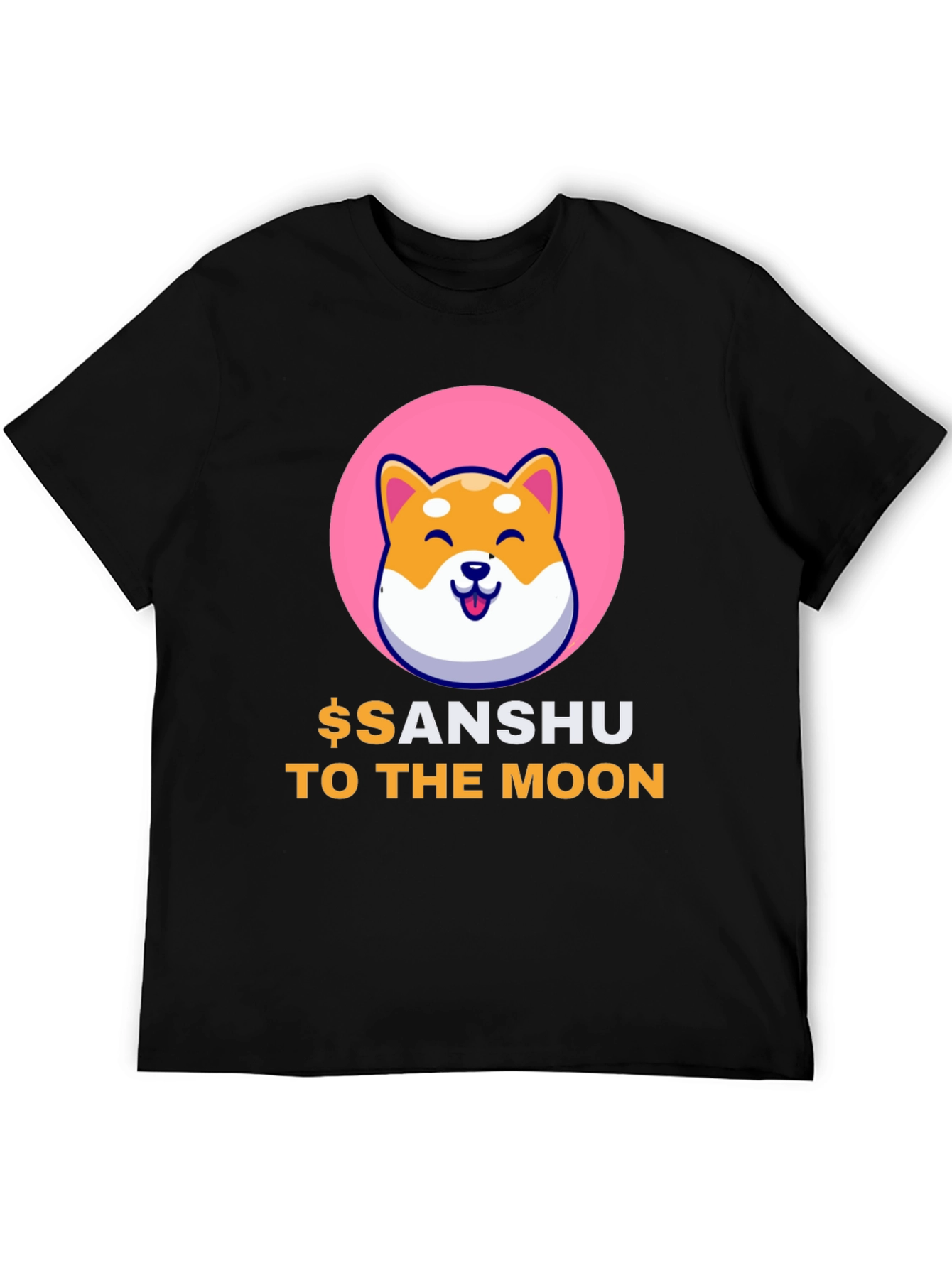 Black Sanshu Crypto T-Shirt - To the Moon! view 5