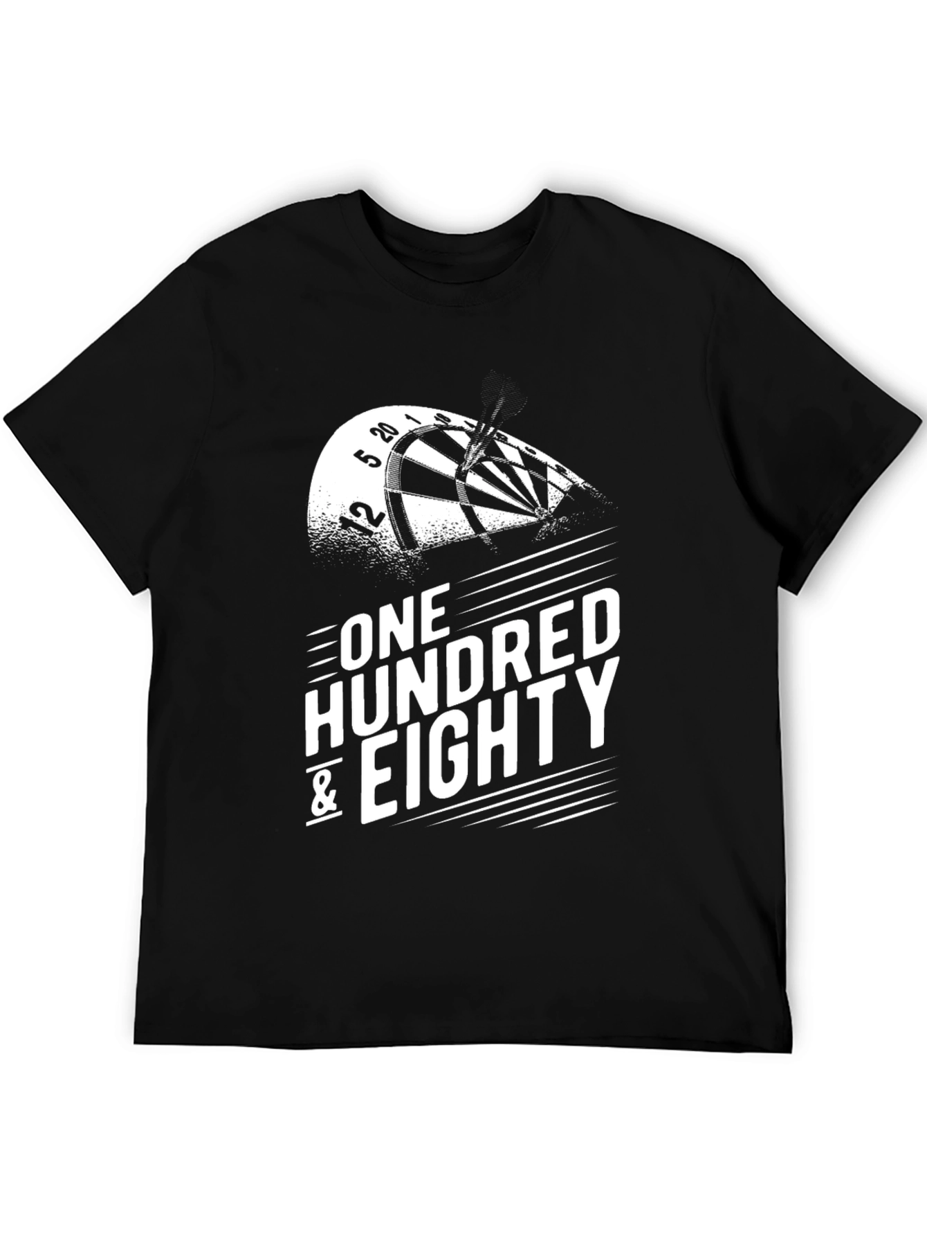 Black One Hundred & Eighty Dart T-Shirt view 5