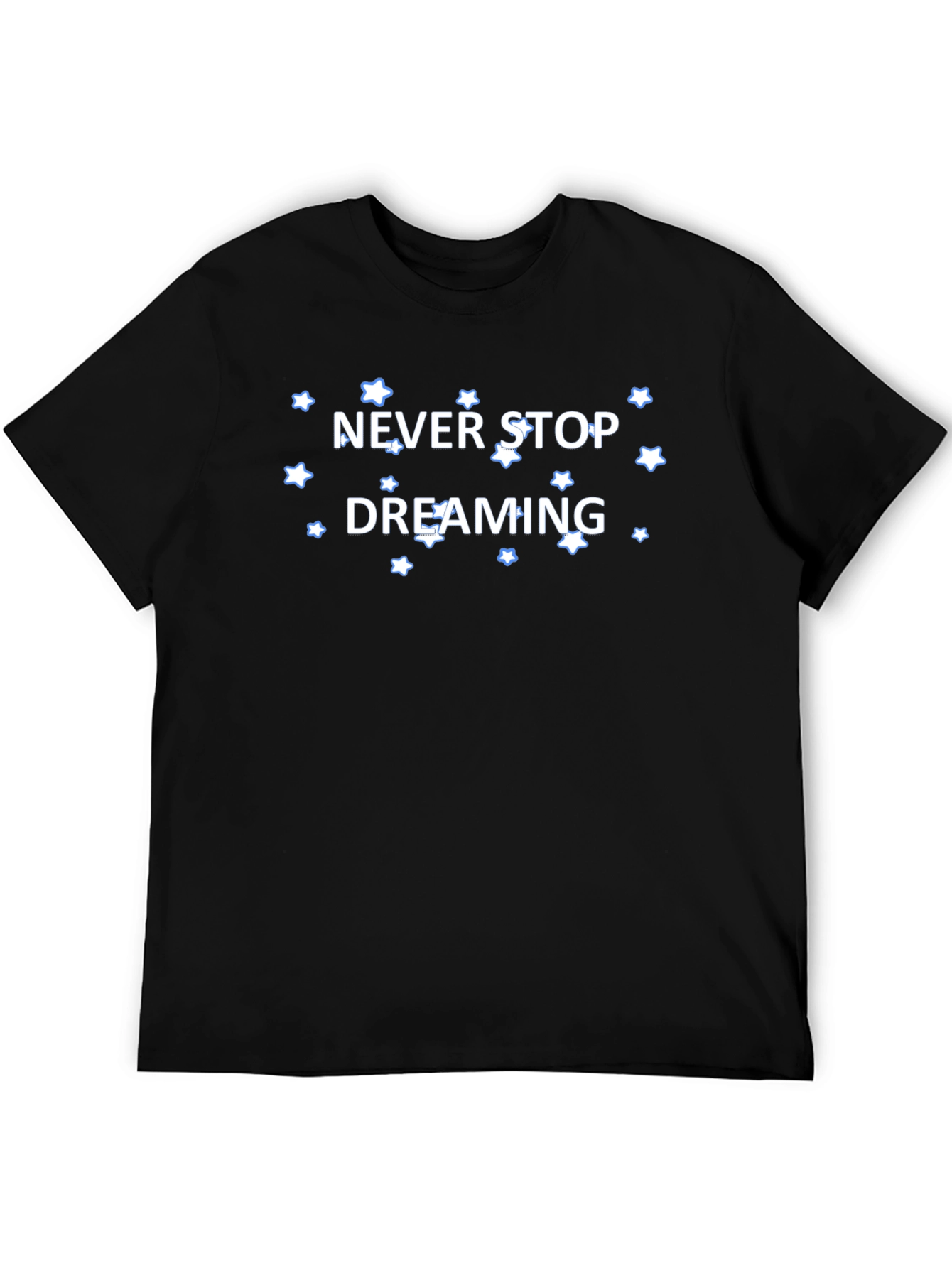 Black Never Stop Dreaming Graphic Tee view 5
