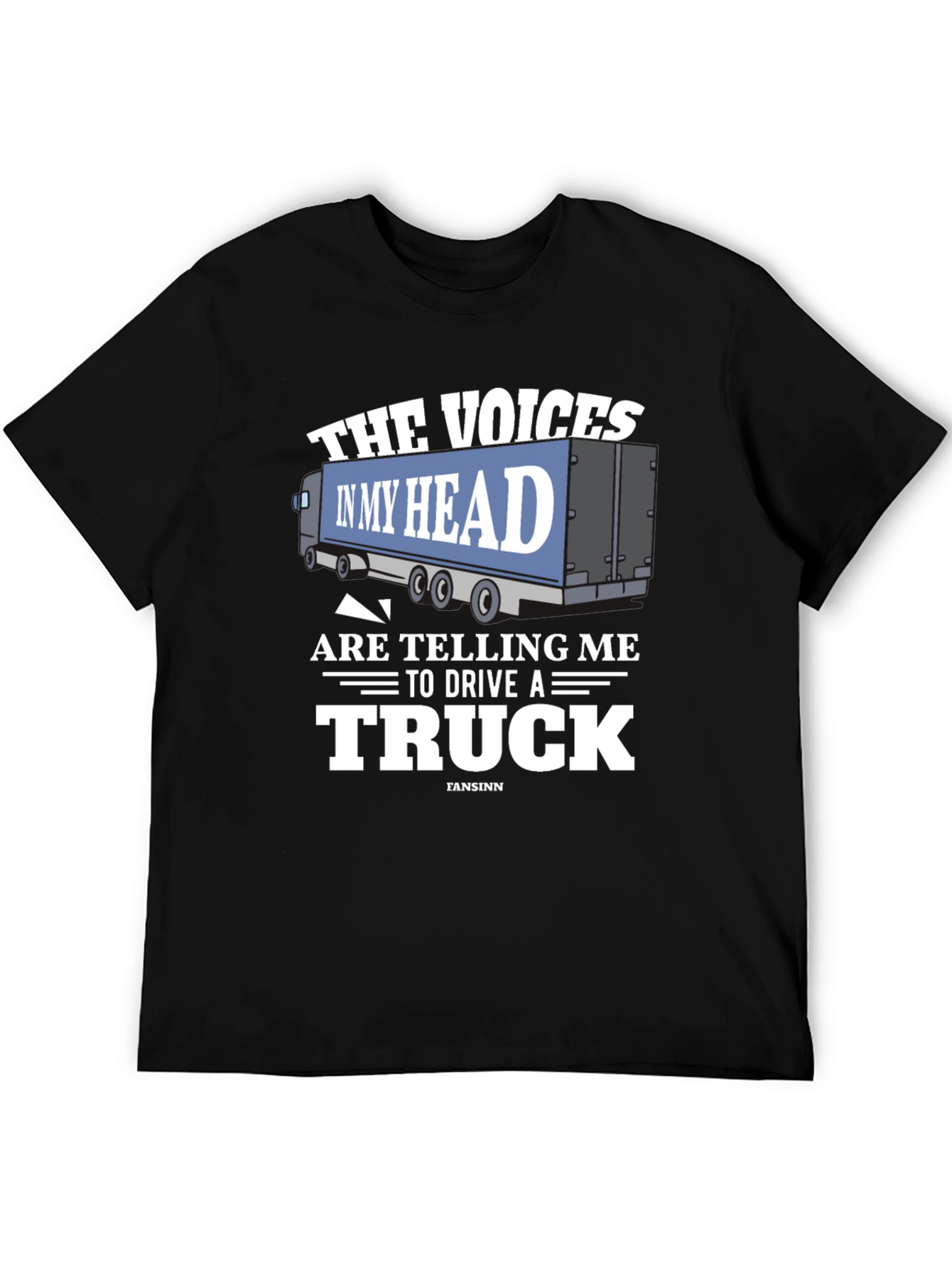 Black Voices in My Head Trucker T-Shirt view 5