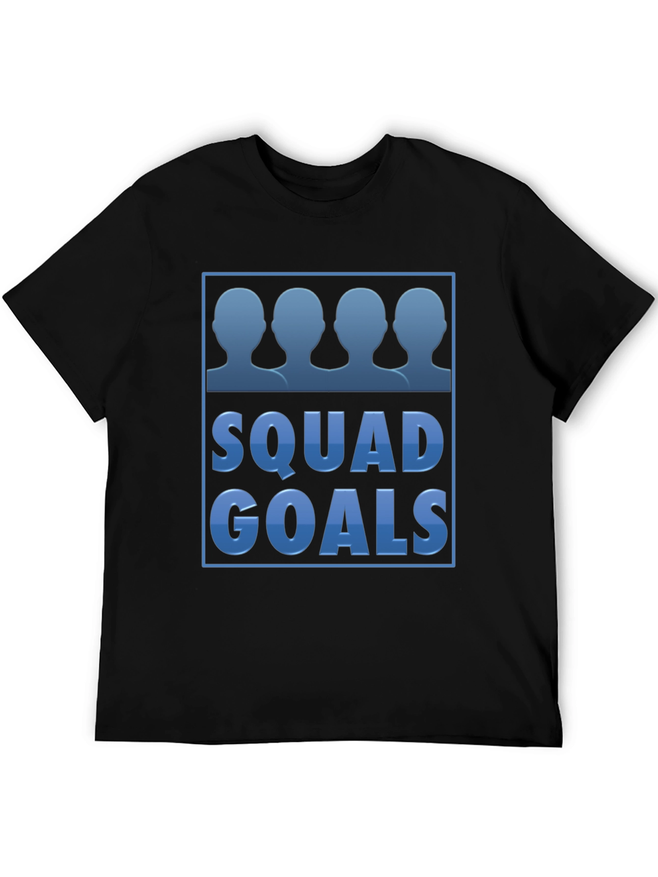 Black Squad Goals Graphic Tee view 5