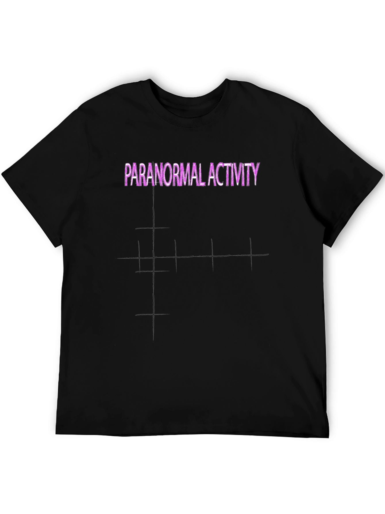 Black Paranormal Activity Graphic Tee view 5
