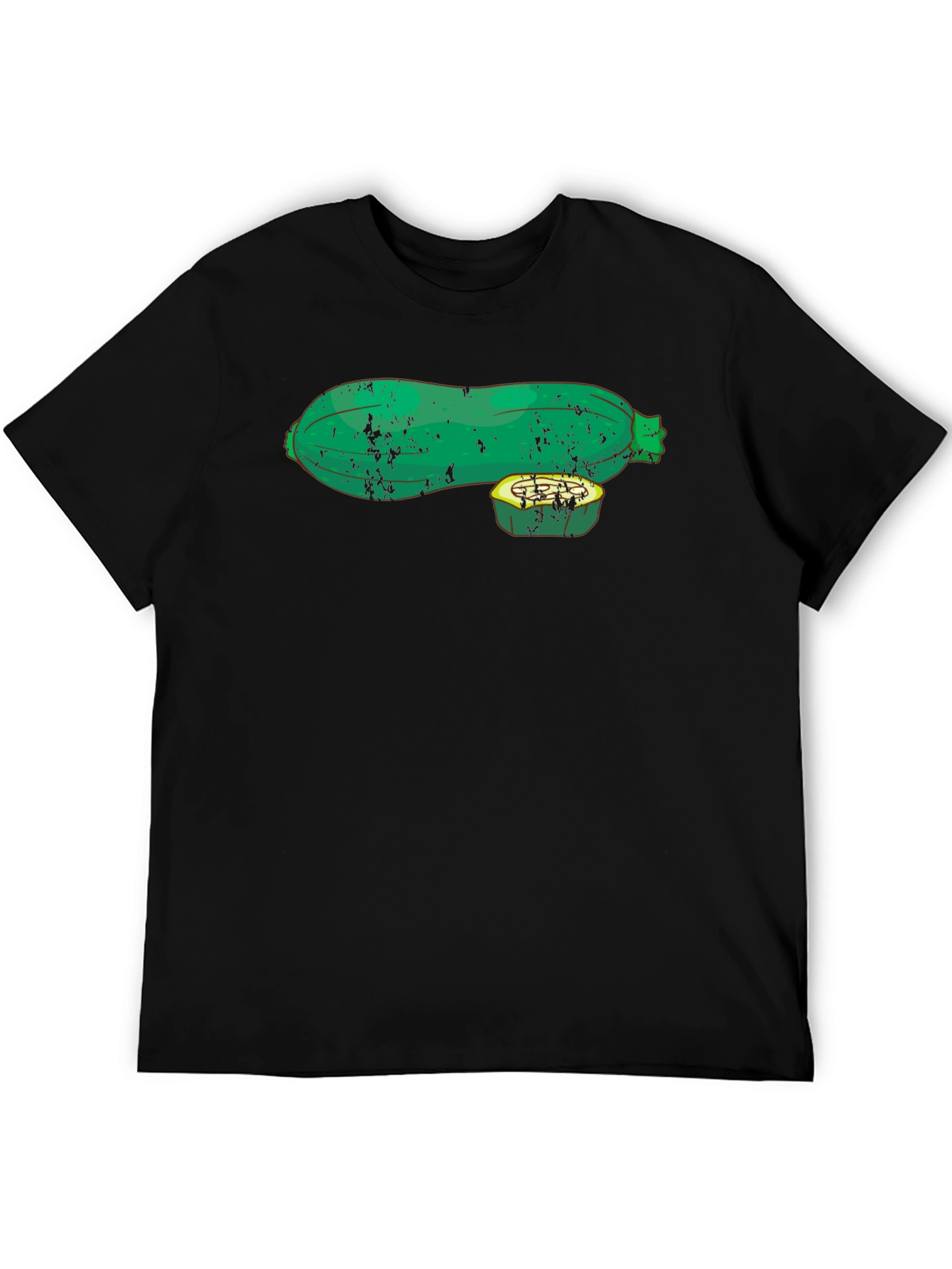 Zucchini Graphic Tee - Black T-Shirt - 5