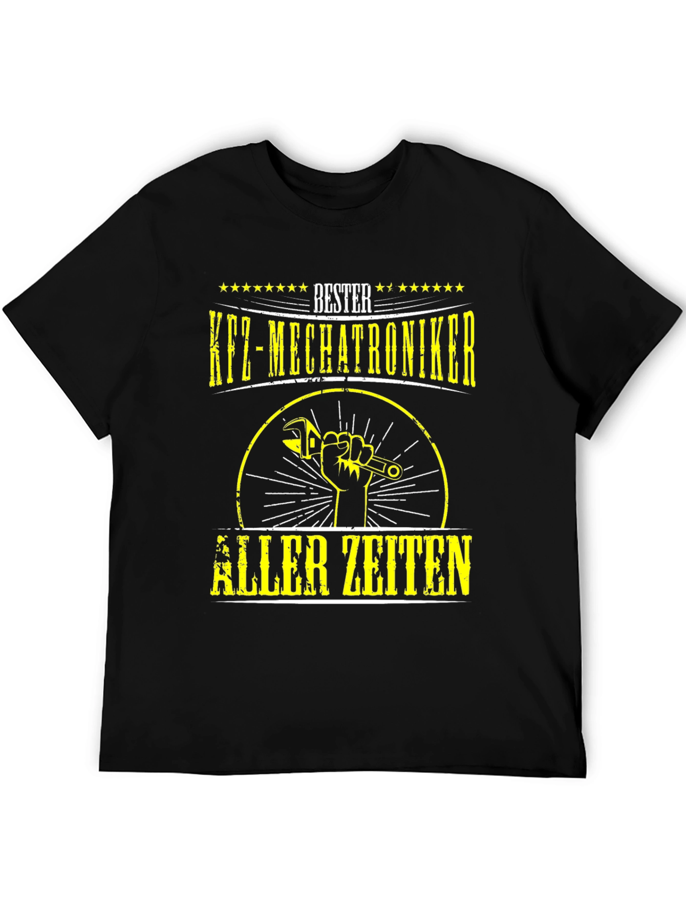 Black Bester KFZ-Mechatroniker T-Shirt - Mechanic Shirt view 5