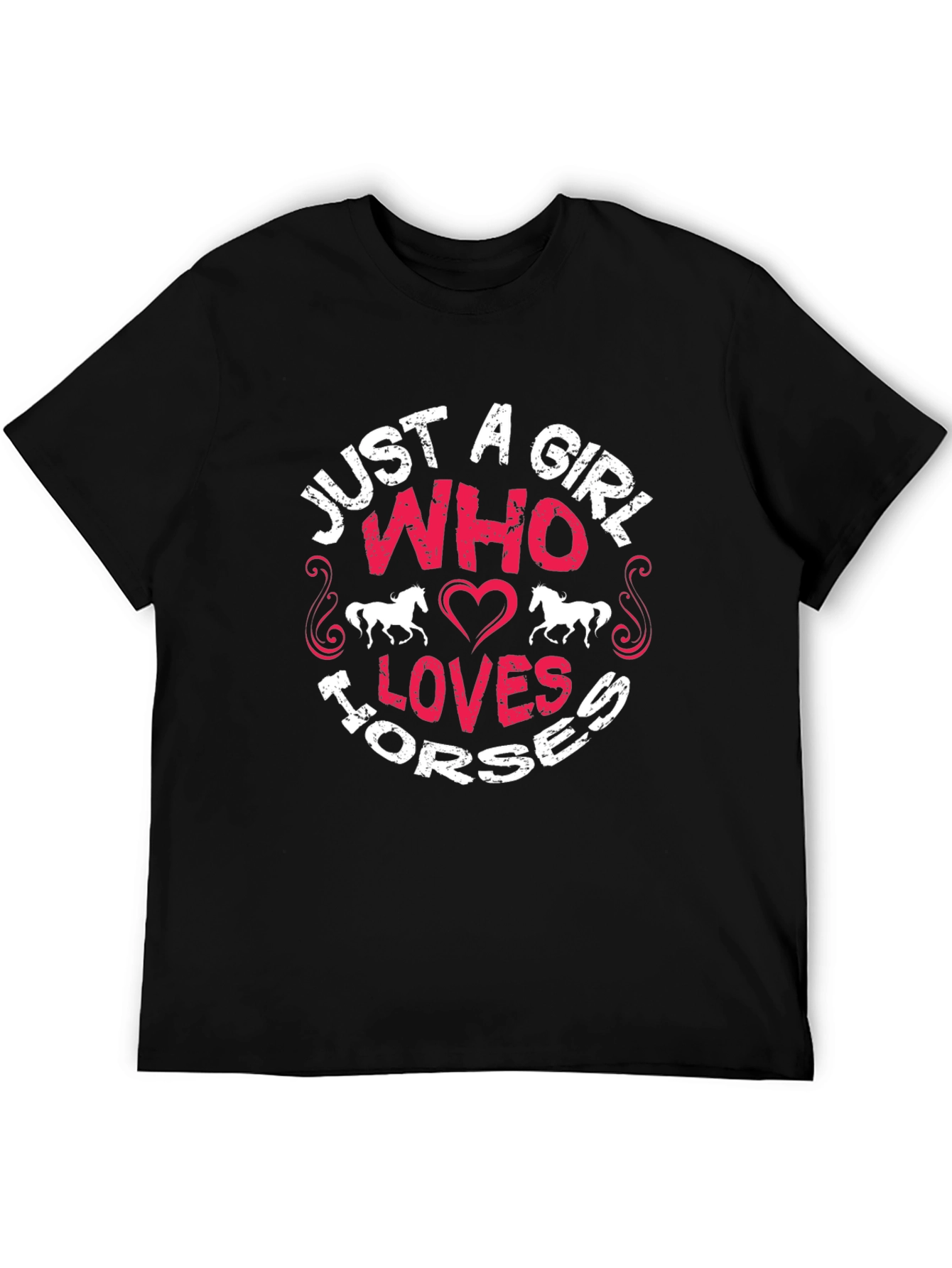 Just A Girl Who Loves Horses T-Shirt - 5