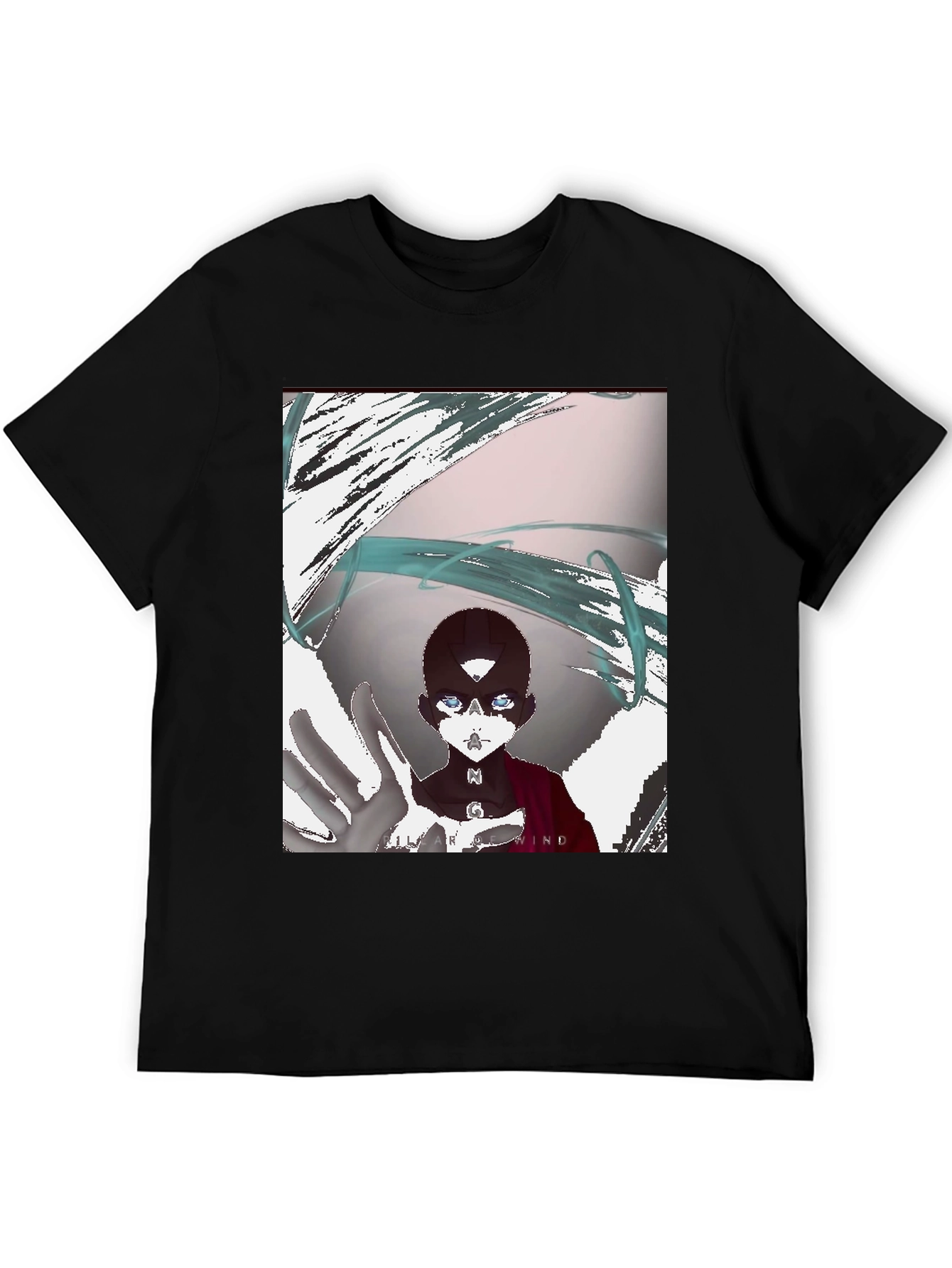 Black Anime Graphic T-Shirt - Unique Design view 5