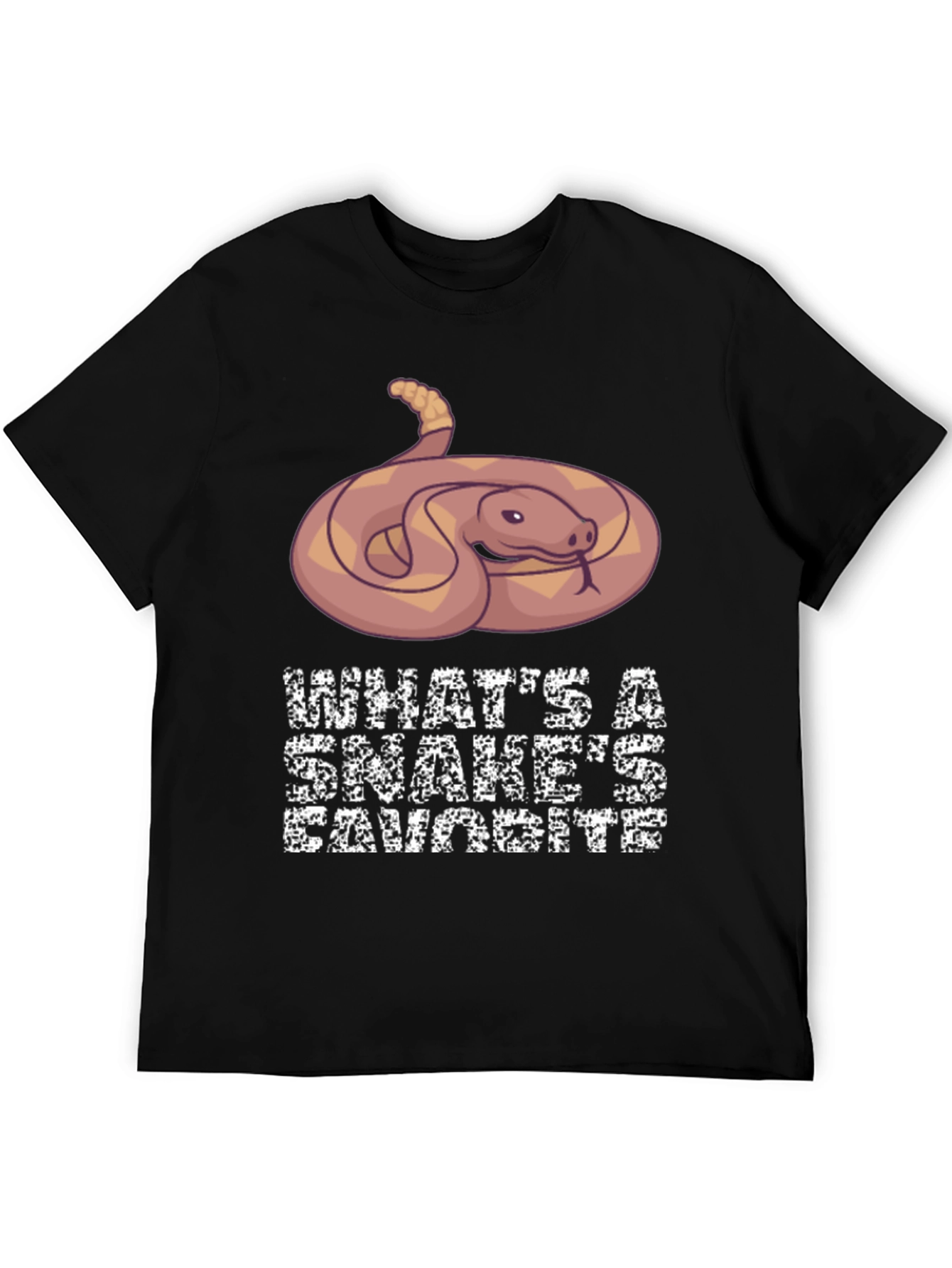 Black Snake Lover Tee - What's a Snake's Favorite? view 5