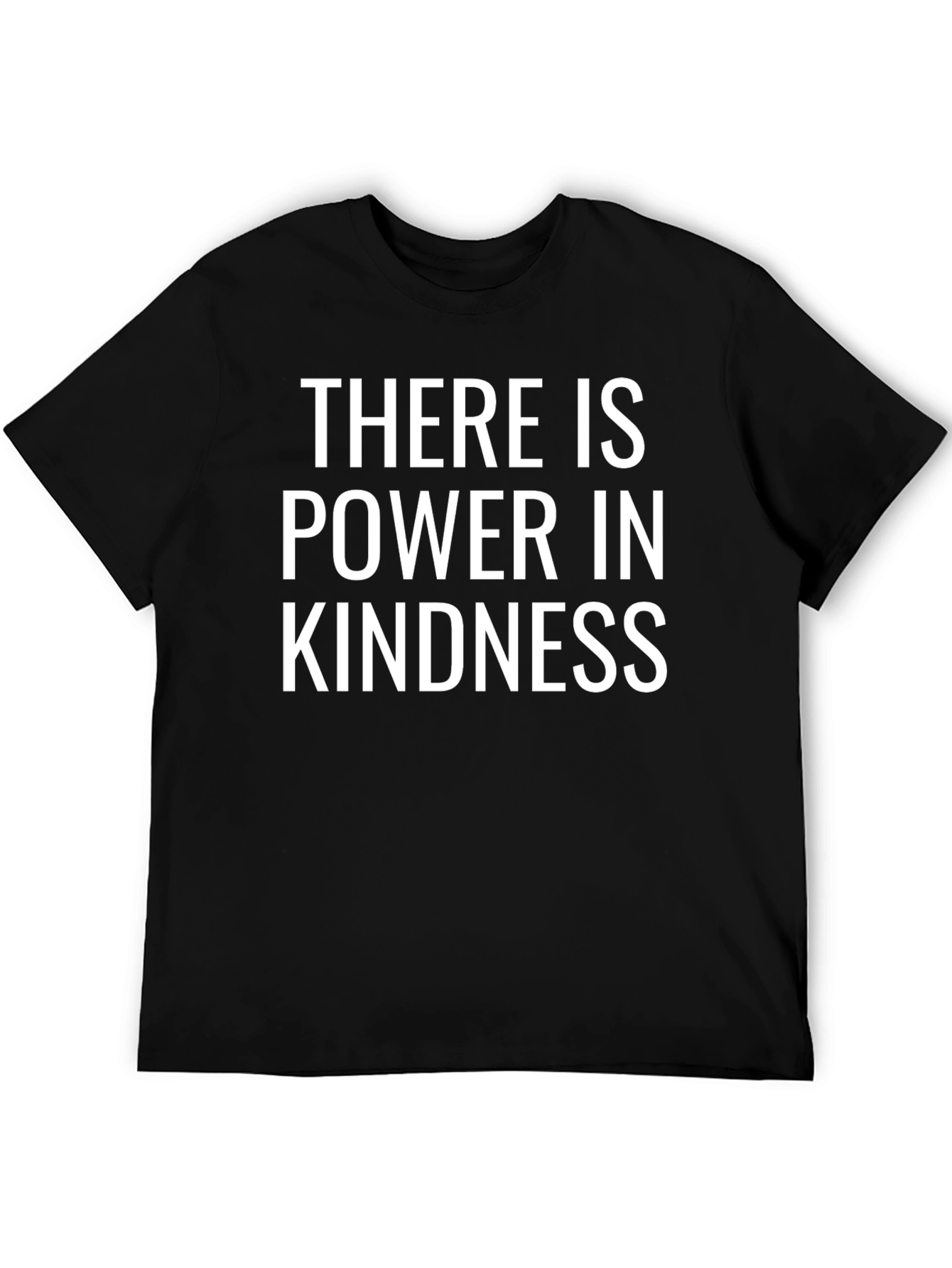 Black Power in Kindness Black Graphic Tee Shirt view 5