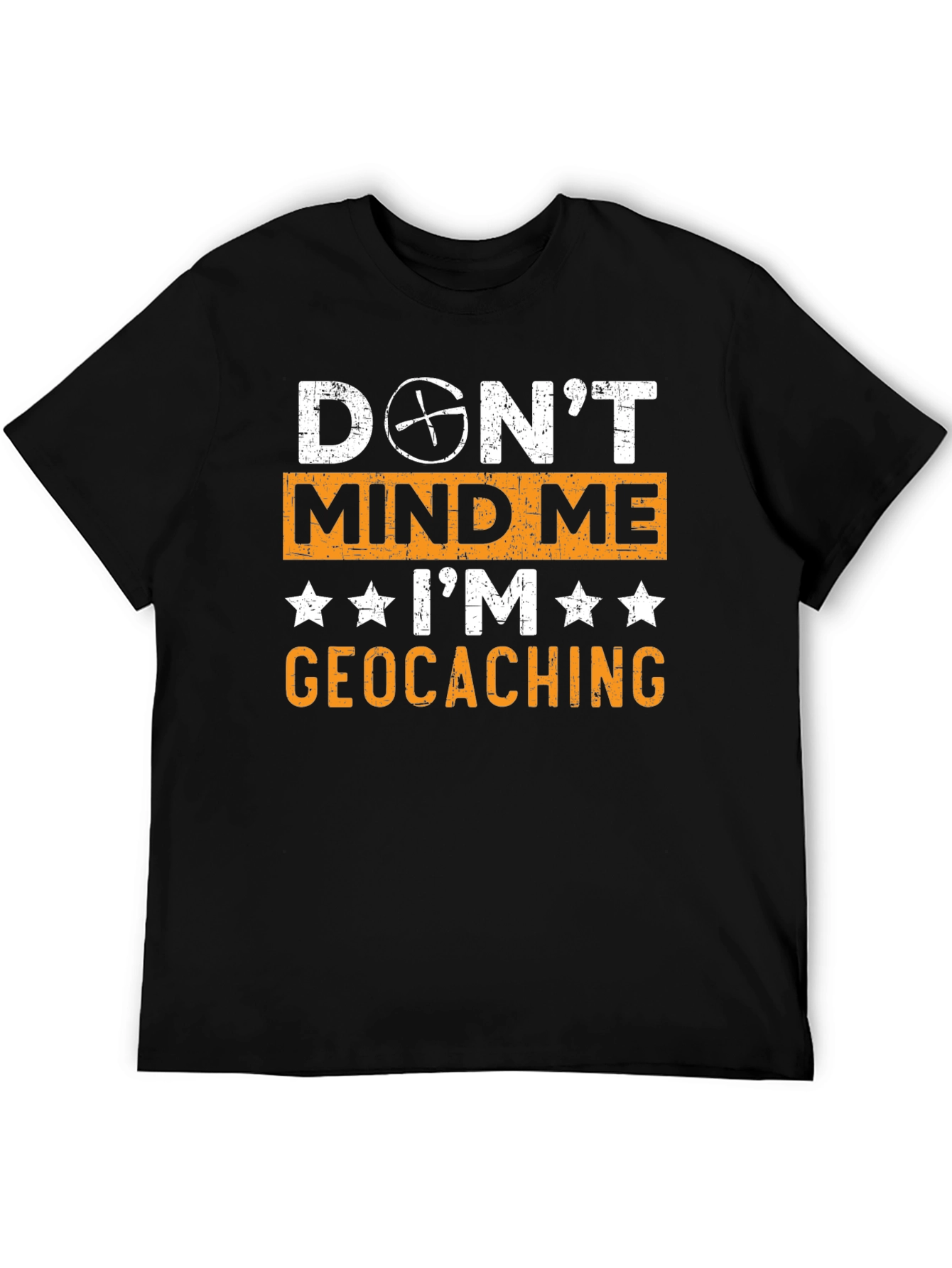 Black Geocaching T-Shirt - Don't Mind Me - Geocaching Tee view 5