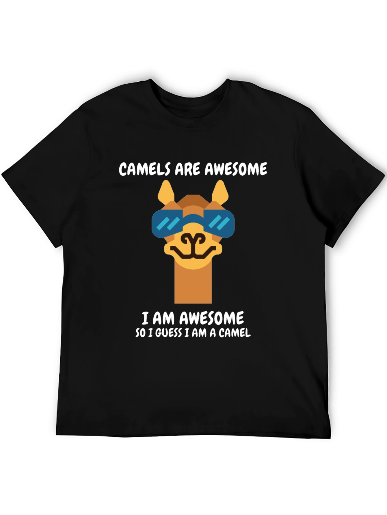 Black Camels Are Awesome T-Shirt view 5