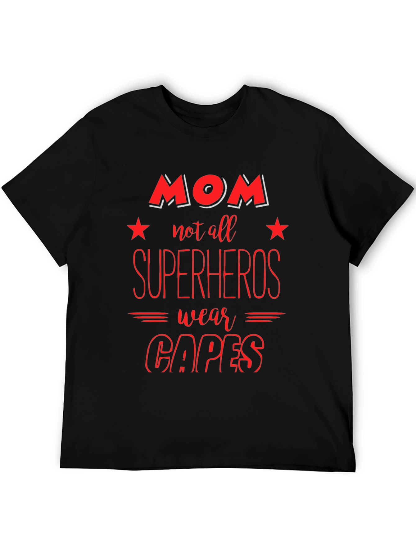 Mom Superheroes T-Shirt: Cape Optional - 5