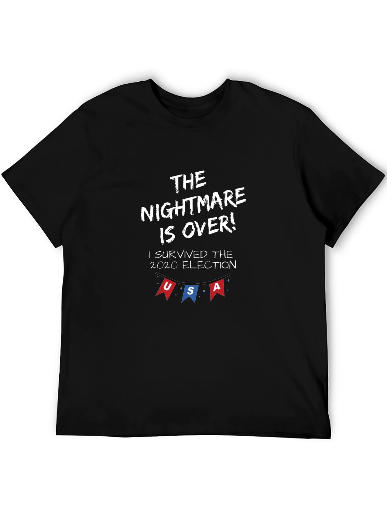 Black Nightmare Over Election T-Shirt view 5