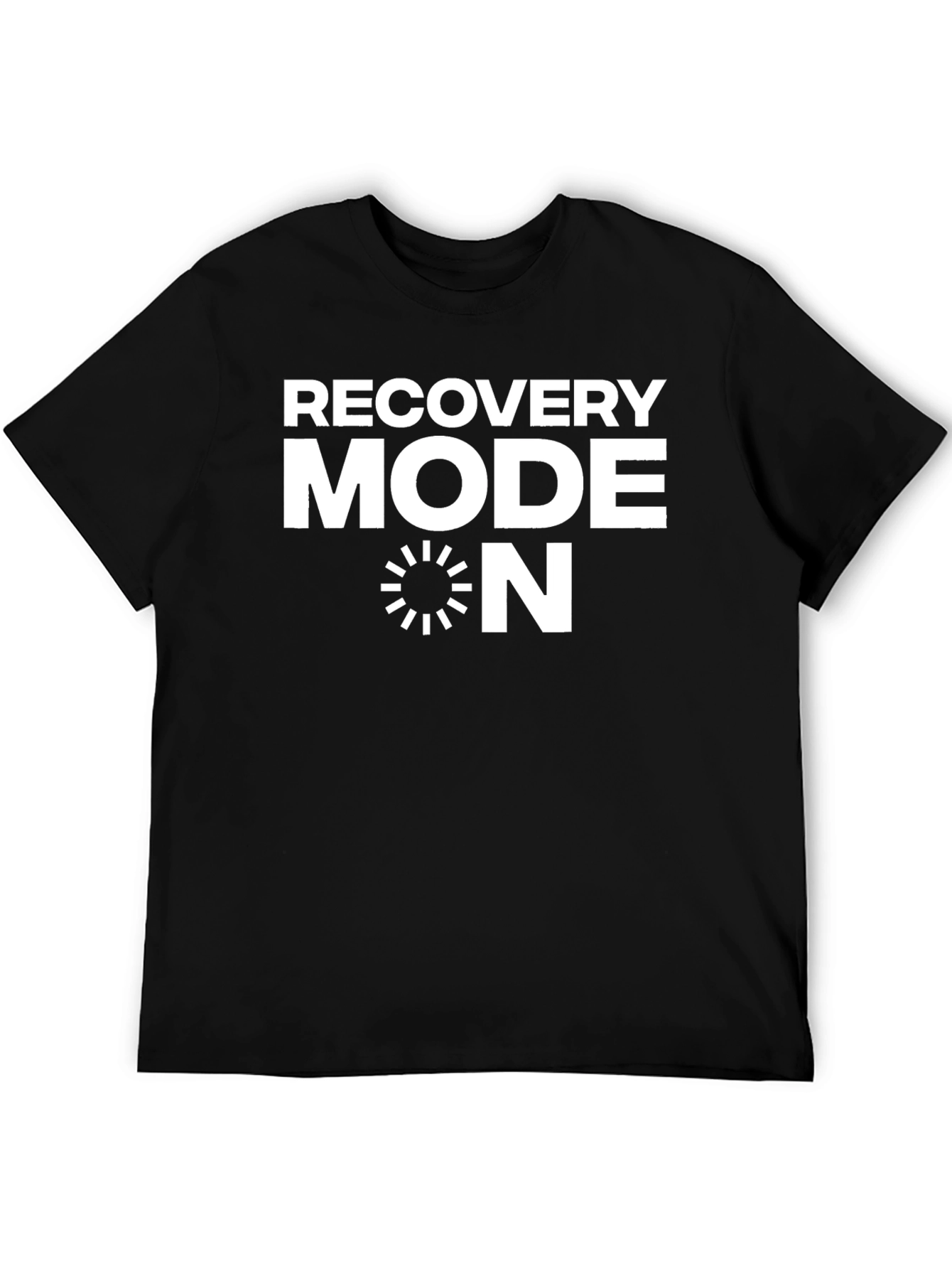 Black Recovery Mode ON T-Shirt - Stylish & Comfortable view 5