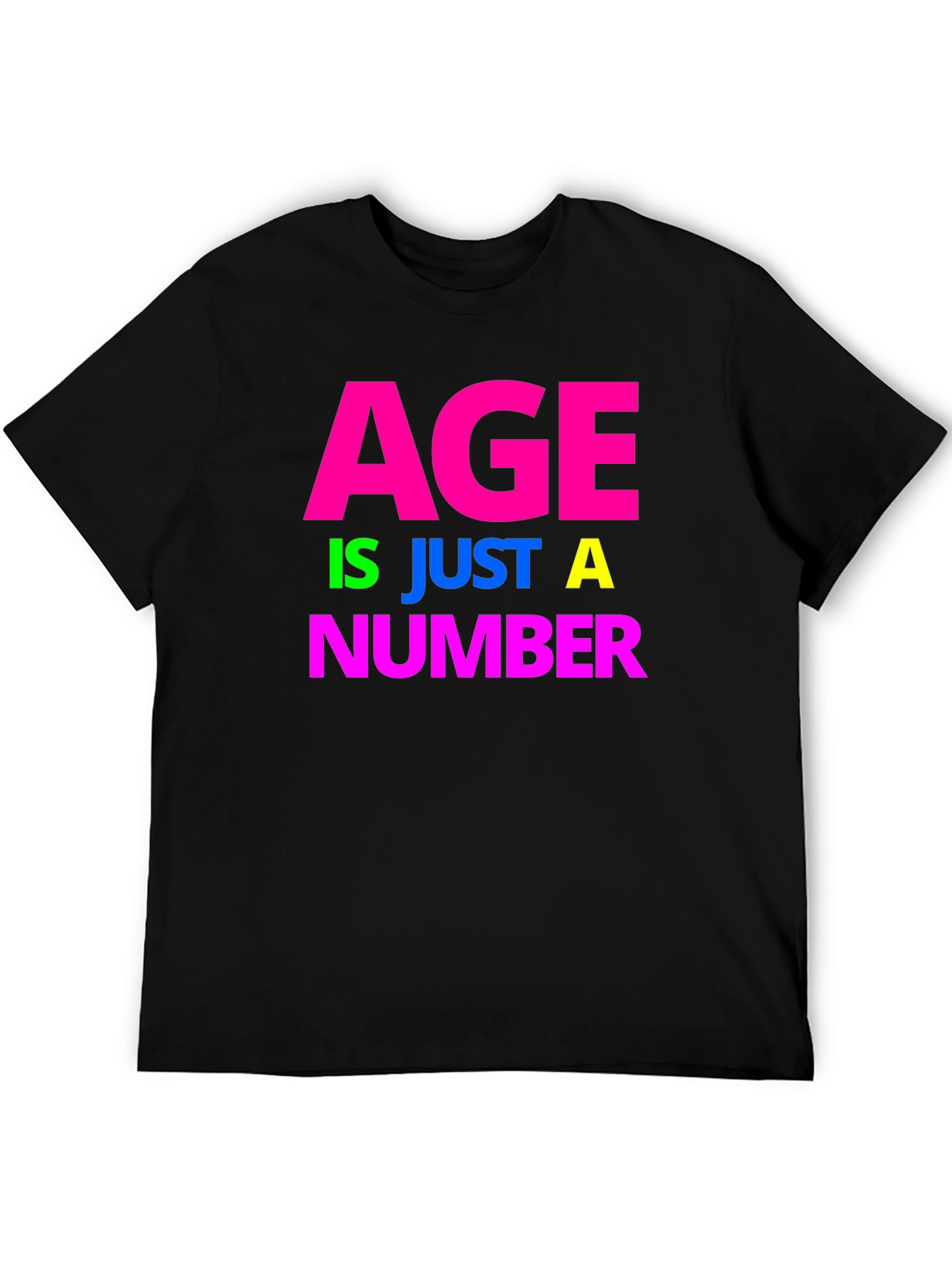 Black Age Is Just A Number Graphic Tee view 5