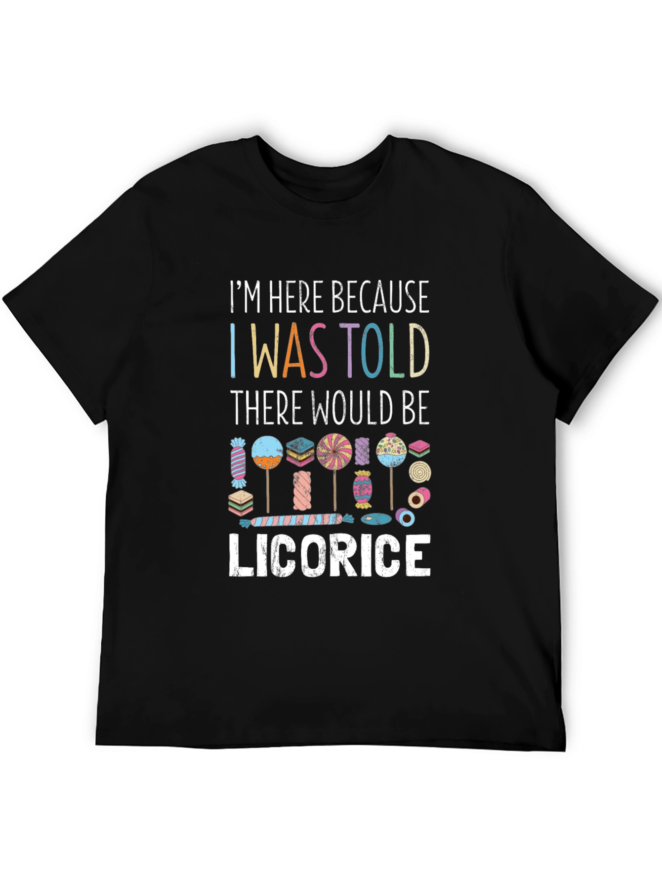 Black Licorice Lover Graphic Tee - Candy Fan Shirt view 5