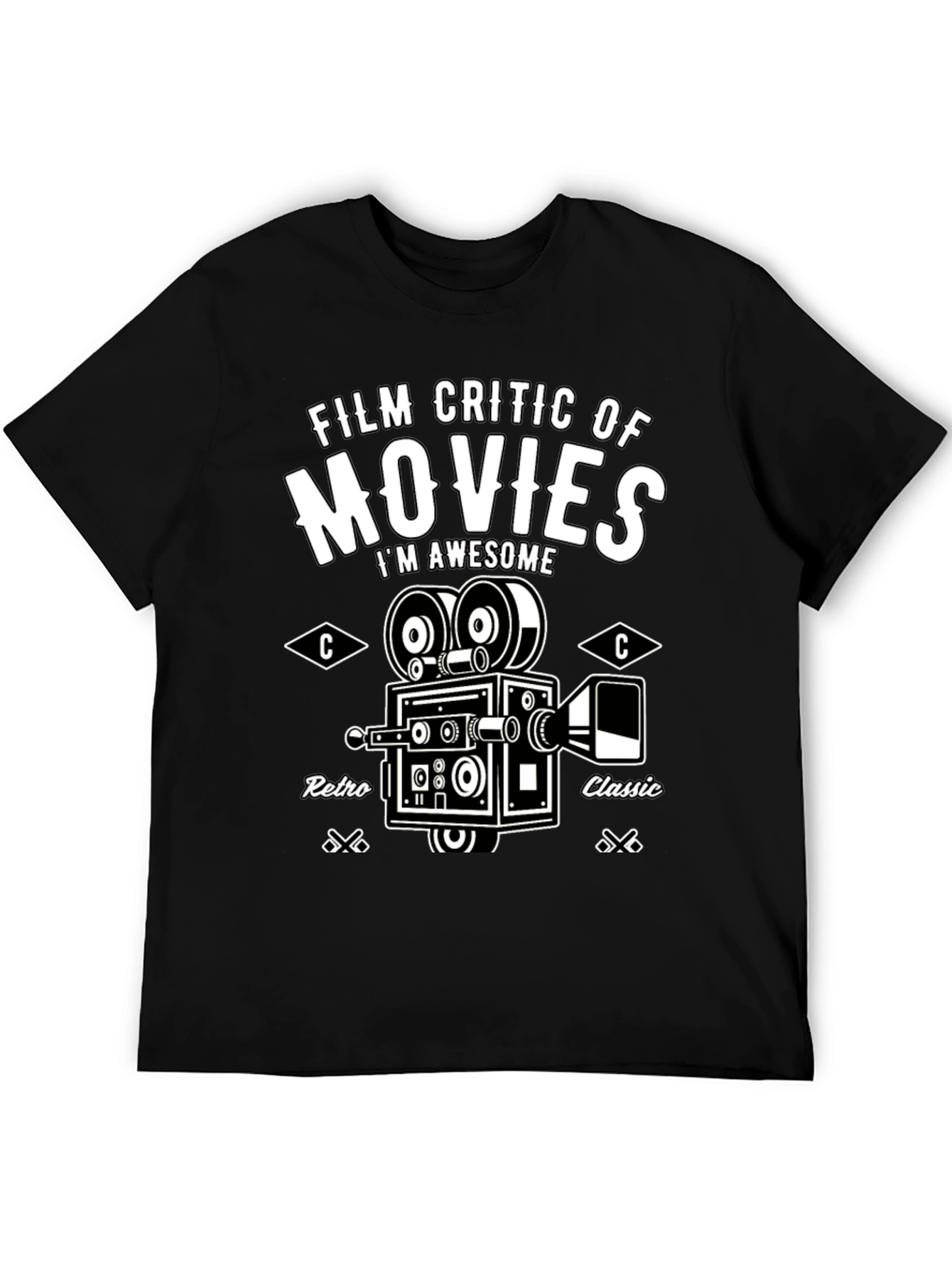 Film Critic Movie T-Shirt - Retro Classic Design - 5