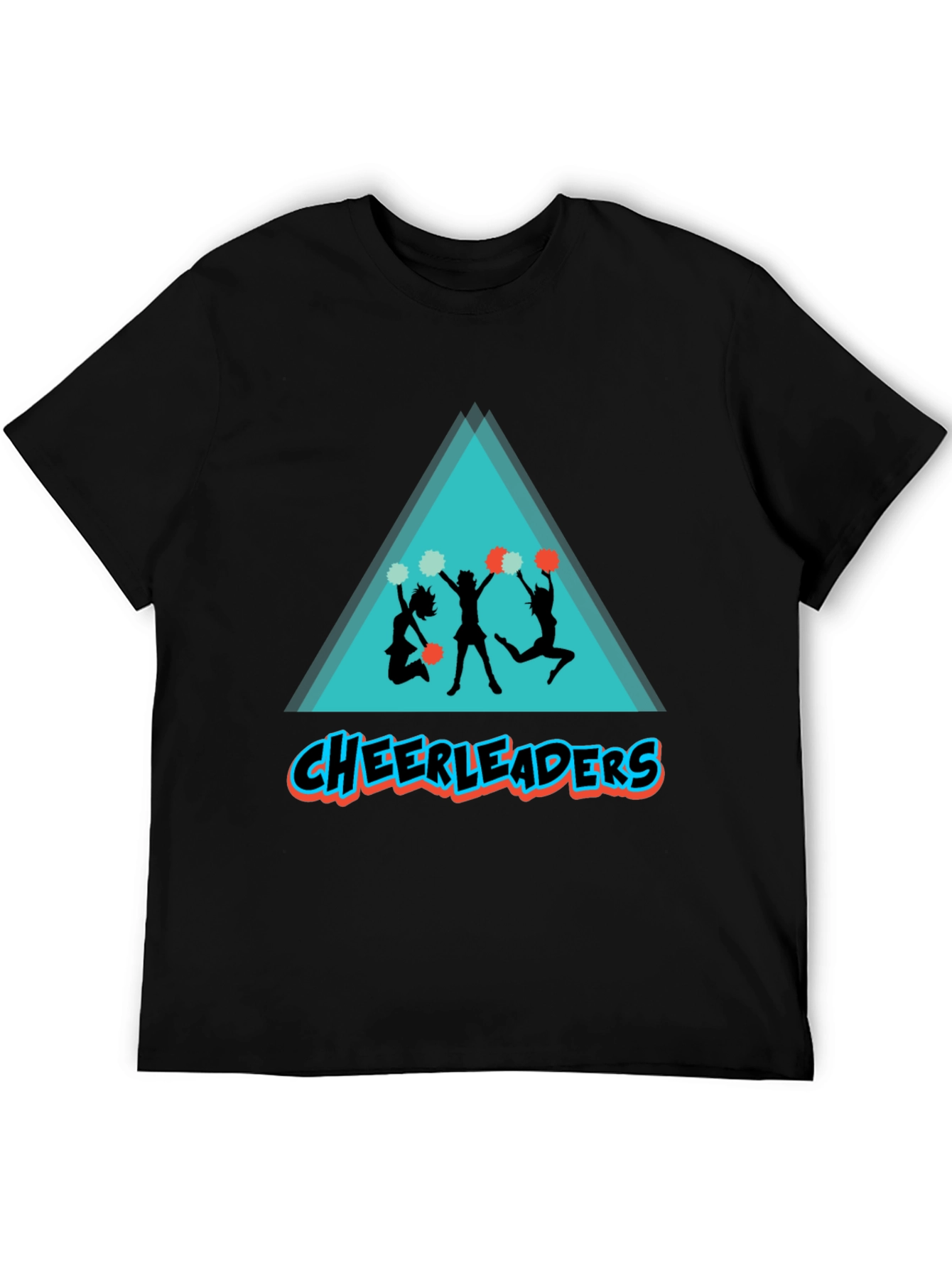 Black Cheerleaders Graphic Tee - Black T-Shirt view 5