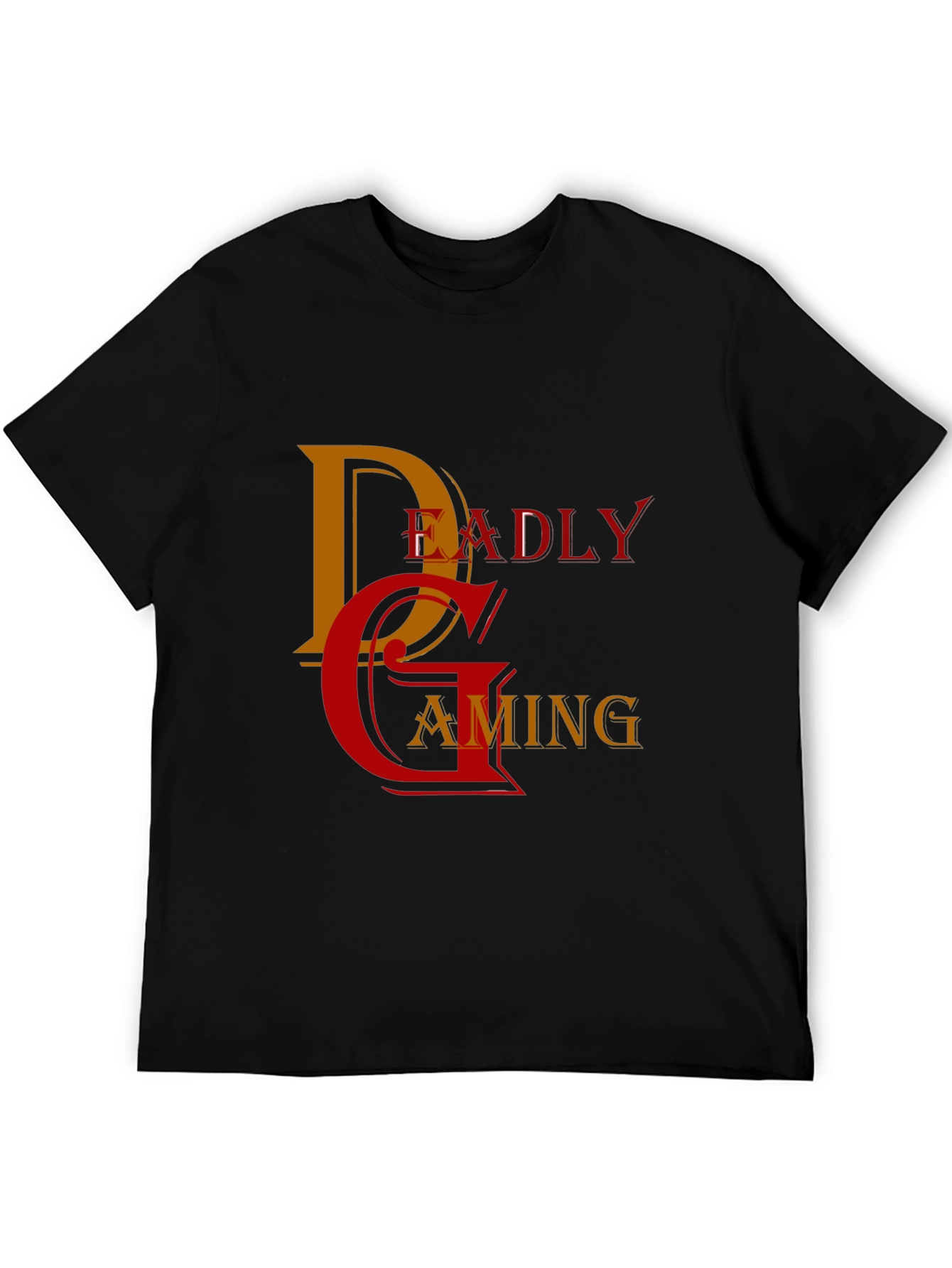 Black Deadly Gaming T-Shirt - Stylish Gamer Apparel view 5