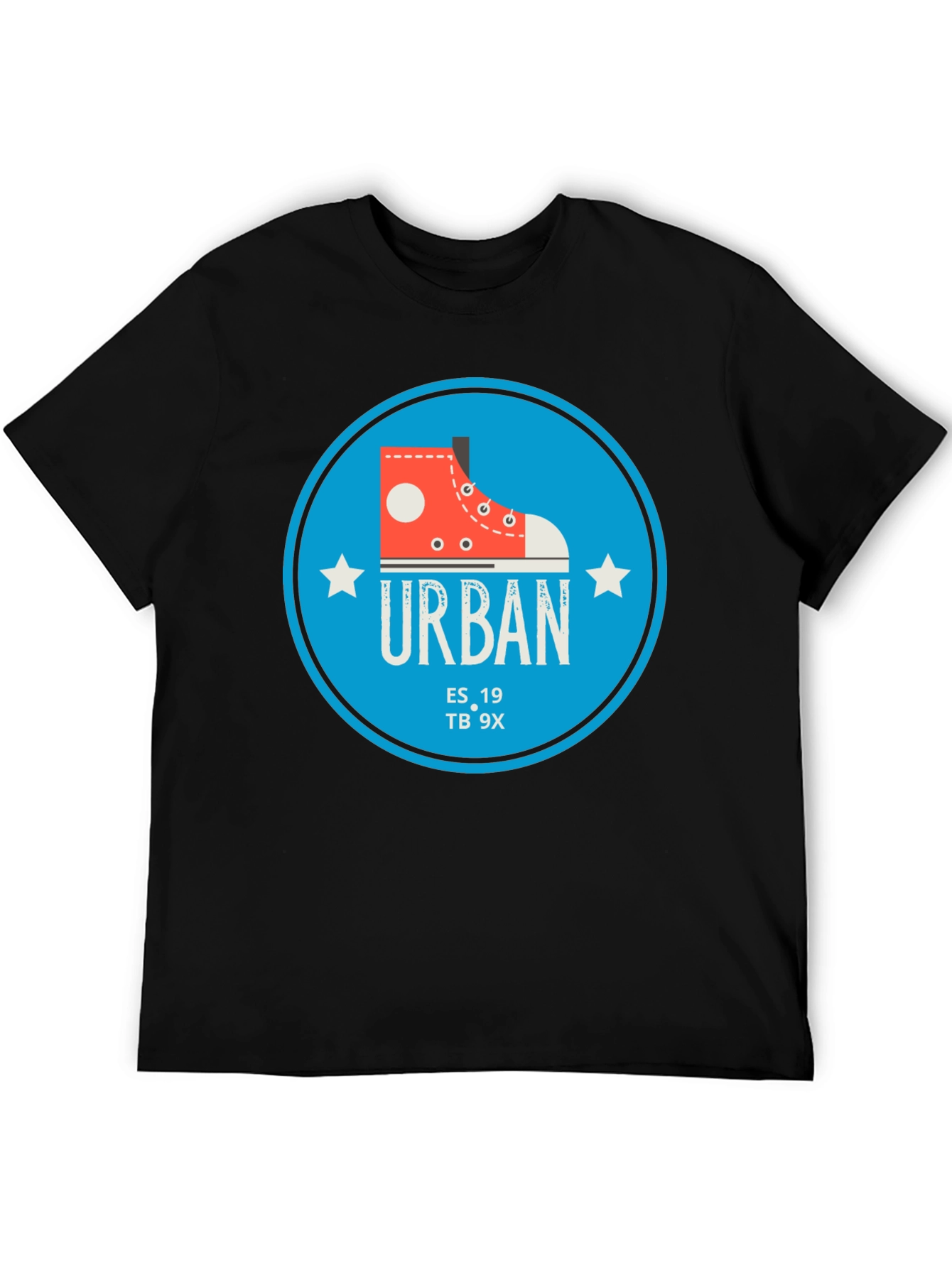 Black Urban Sneaker Graphic Tee view 5