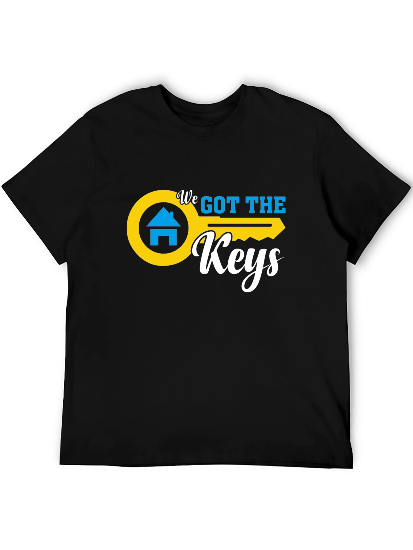 Black We Got The Keys Black Graphic Tee view 5