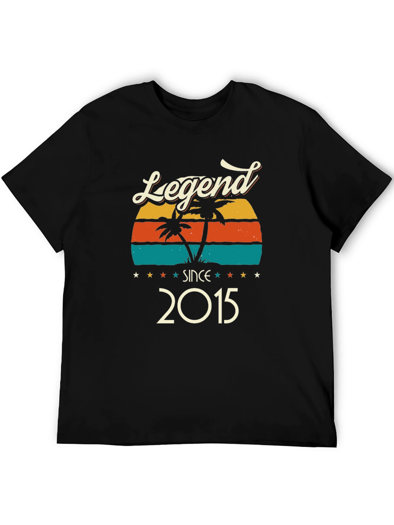 Black Legend Since 2015 Graphic T-Shirt view 5
