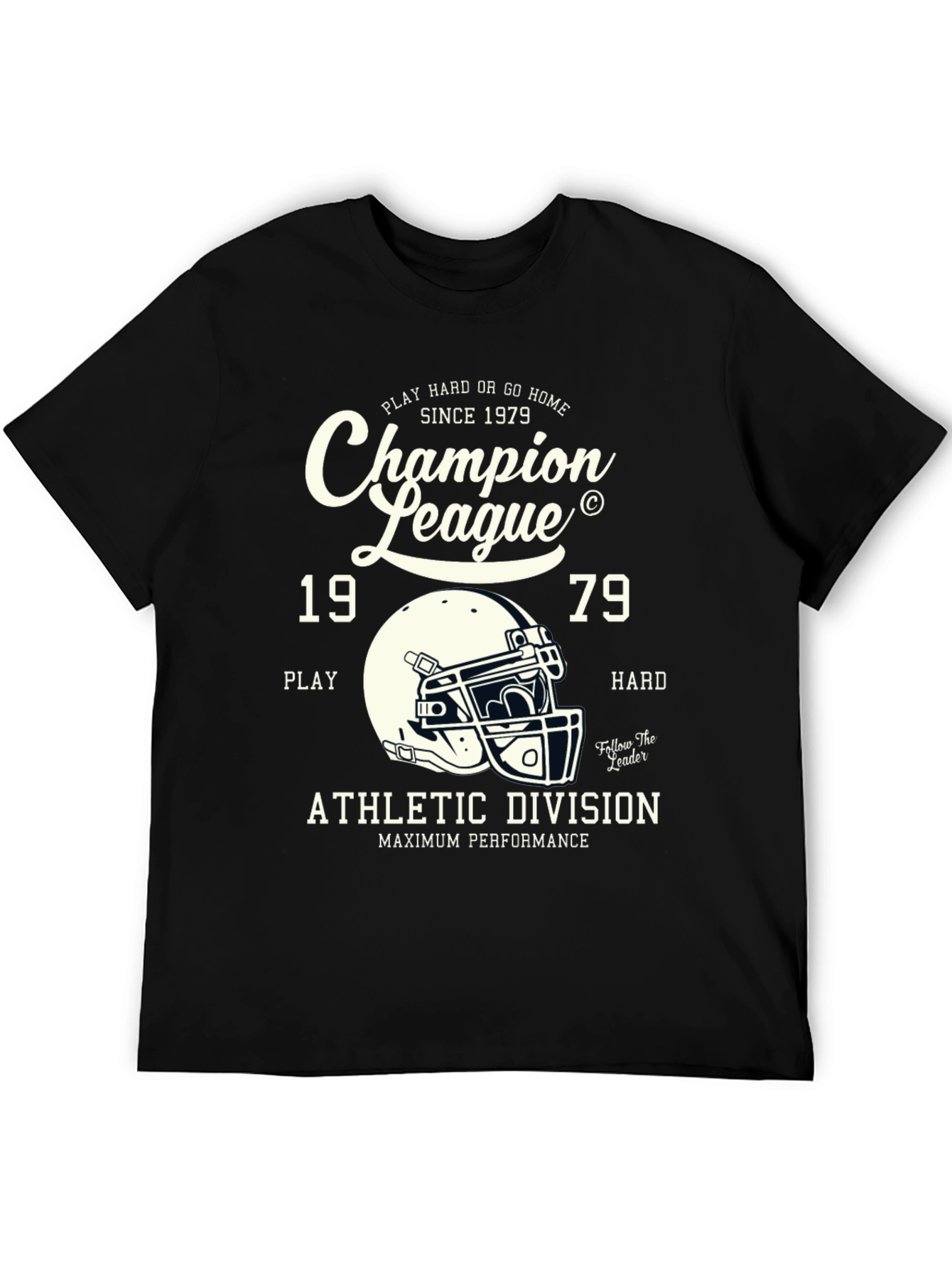 Black Champion League '79 Football T-Shirt view 5