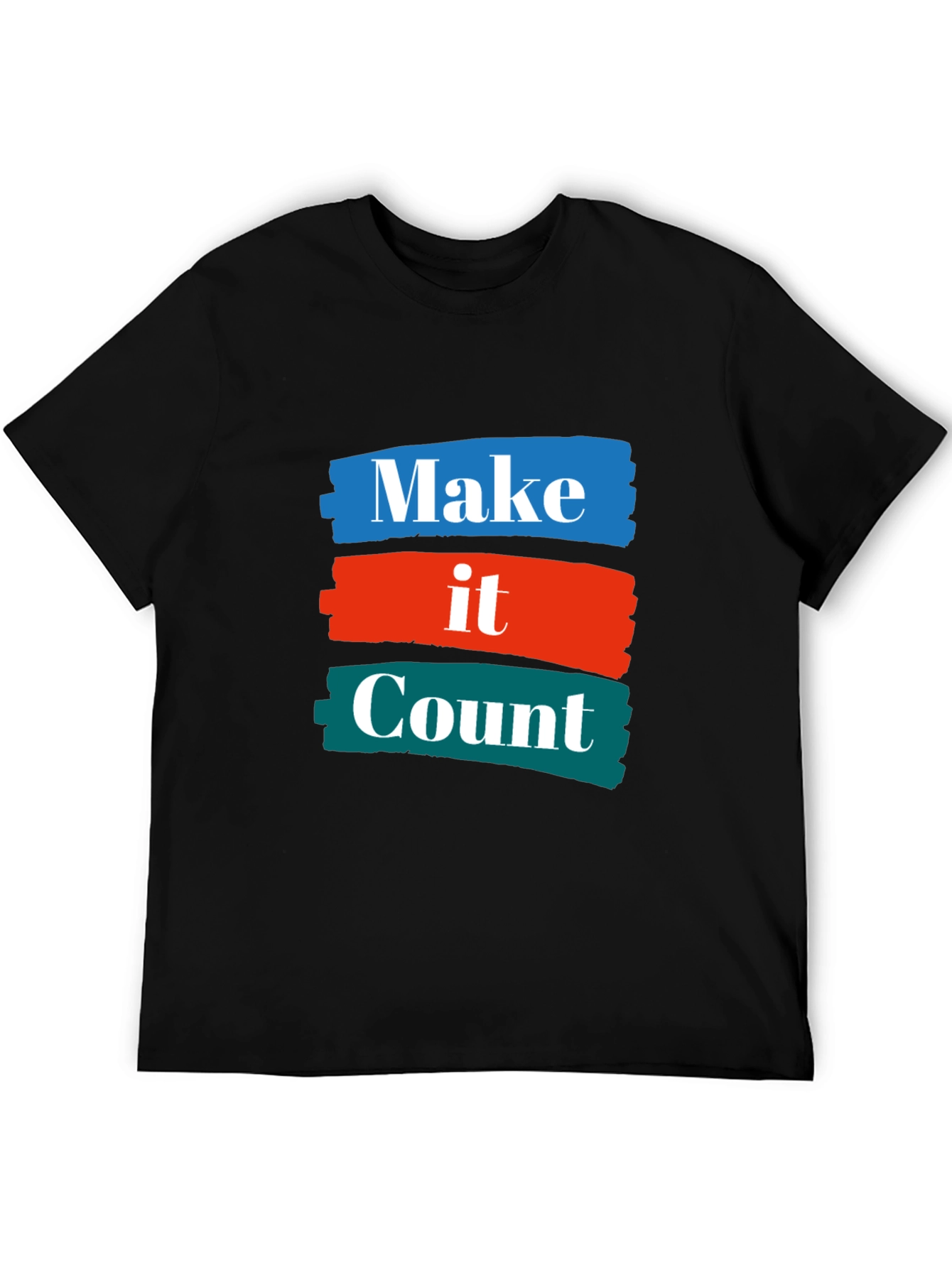 Black Make it Count Graphic T-Shirt view 5