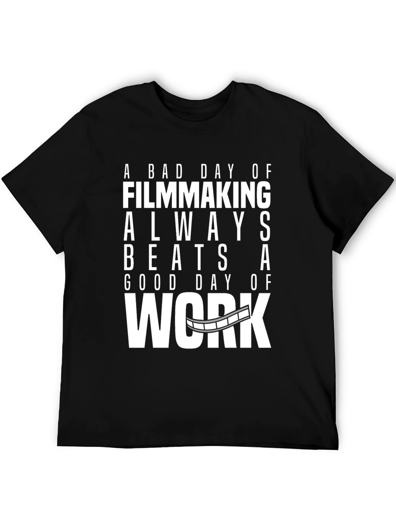 Black Filmmaking Beats Work T-Shirt - Movie Lover Gift view 5