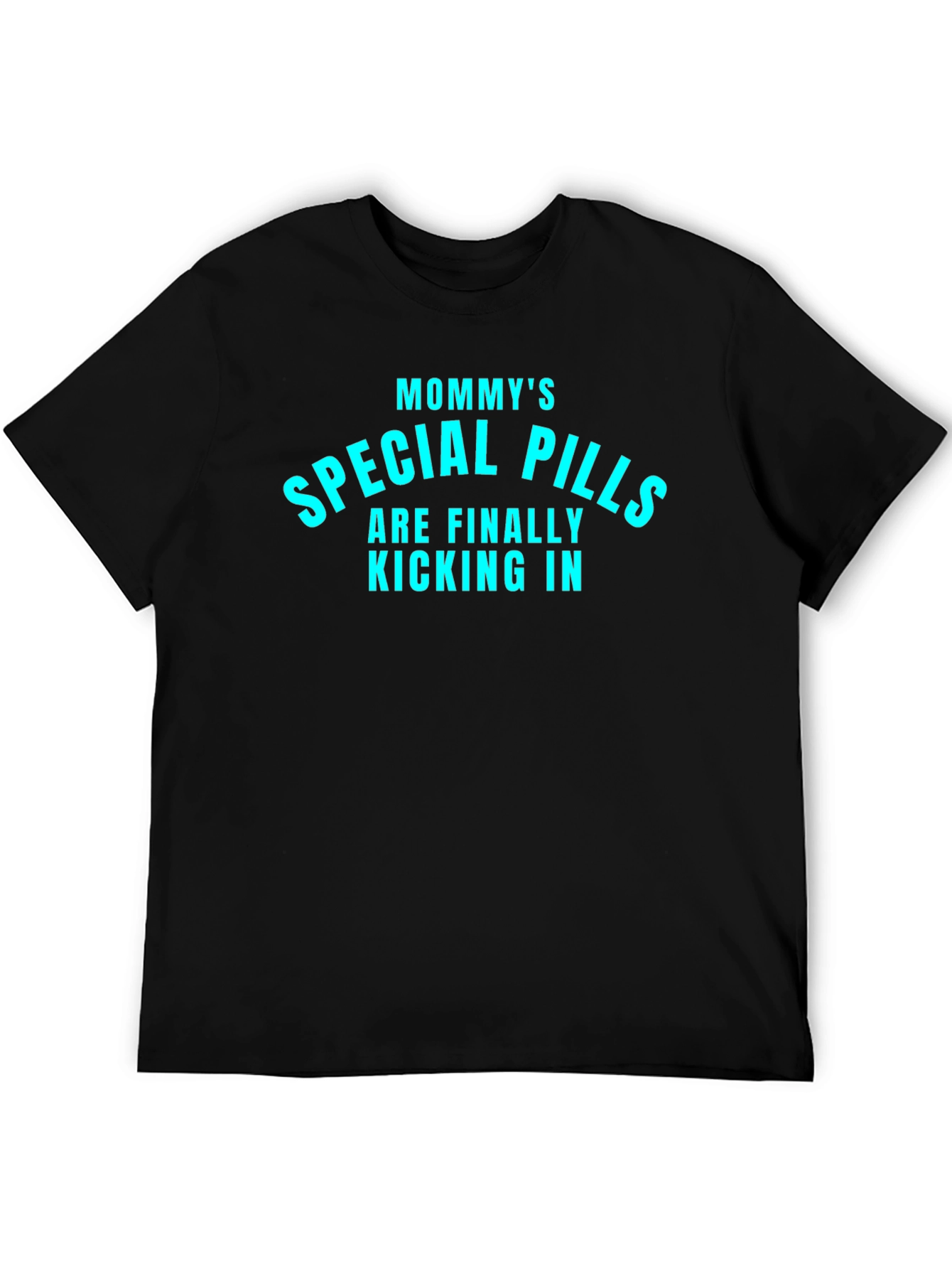 Black Mommy's Special Pills Tee - Black view 5