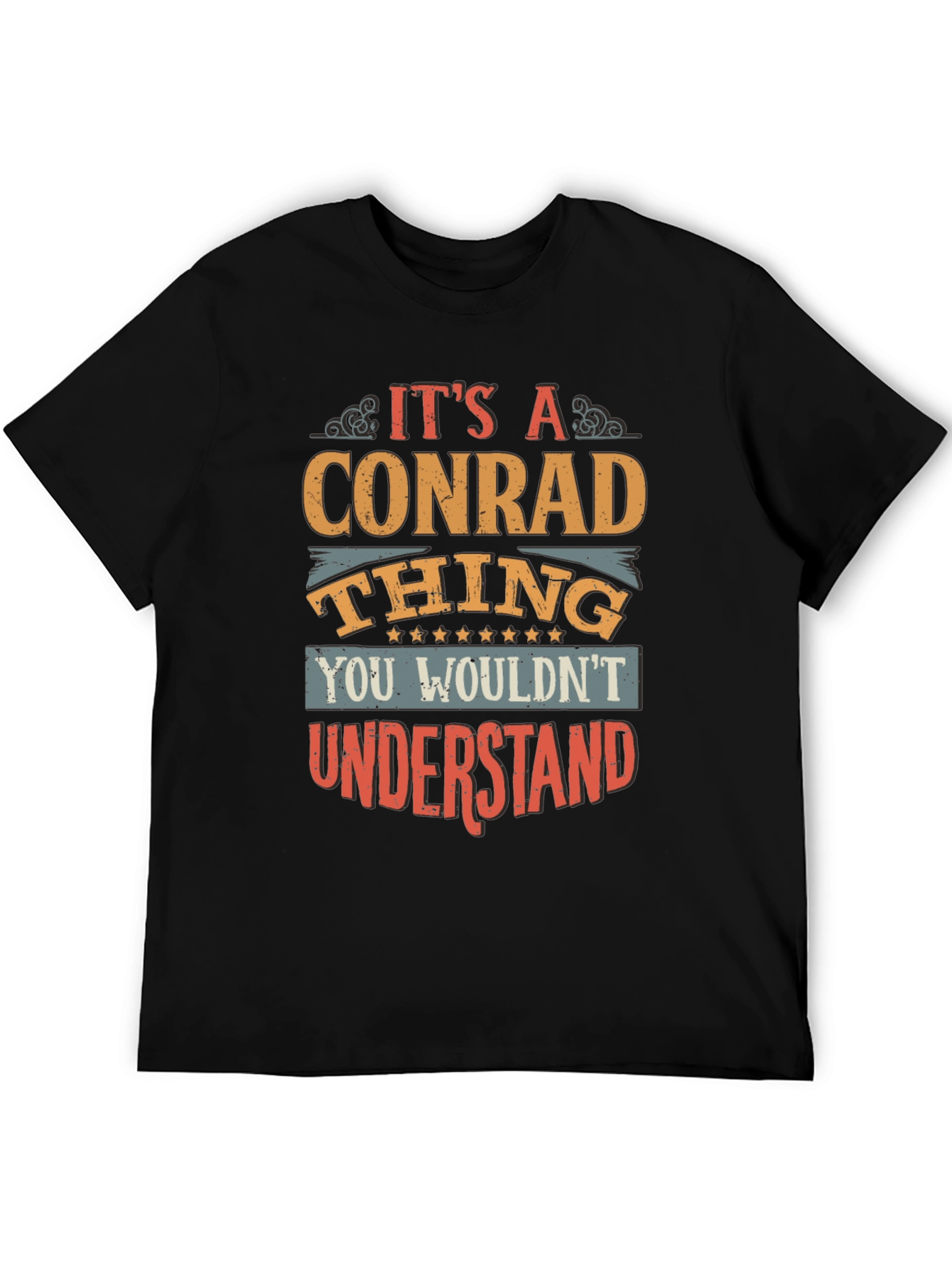 Black It's a Conrad Thing T-Shirt view 5