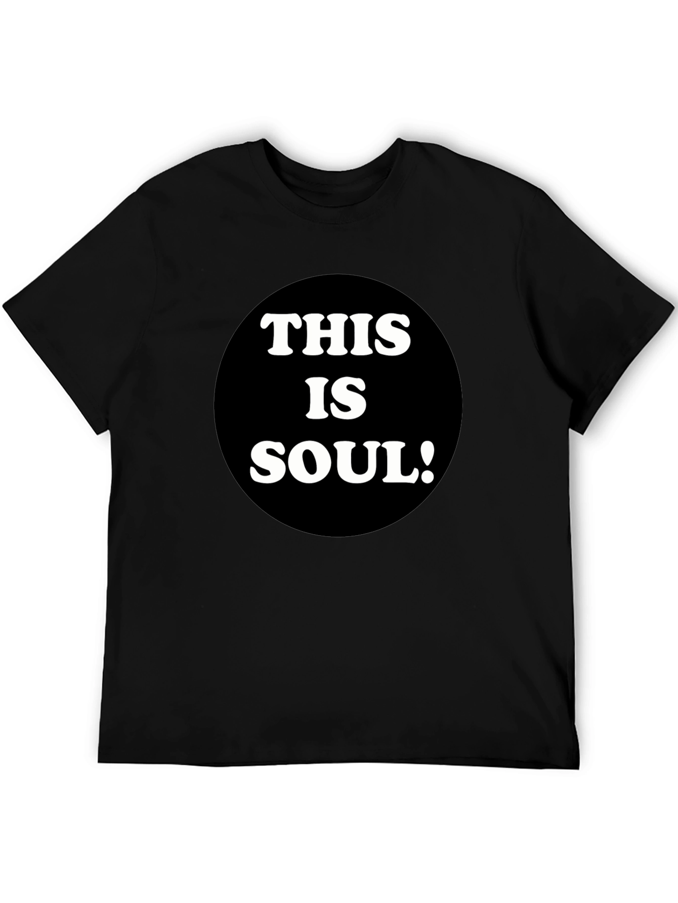 Black This is Soul! Black Graphic Tee view 5