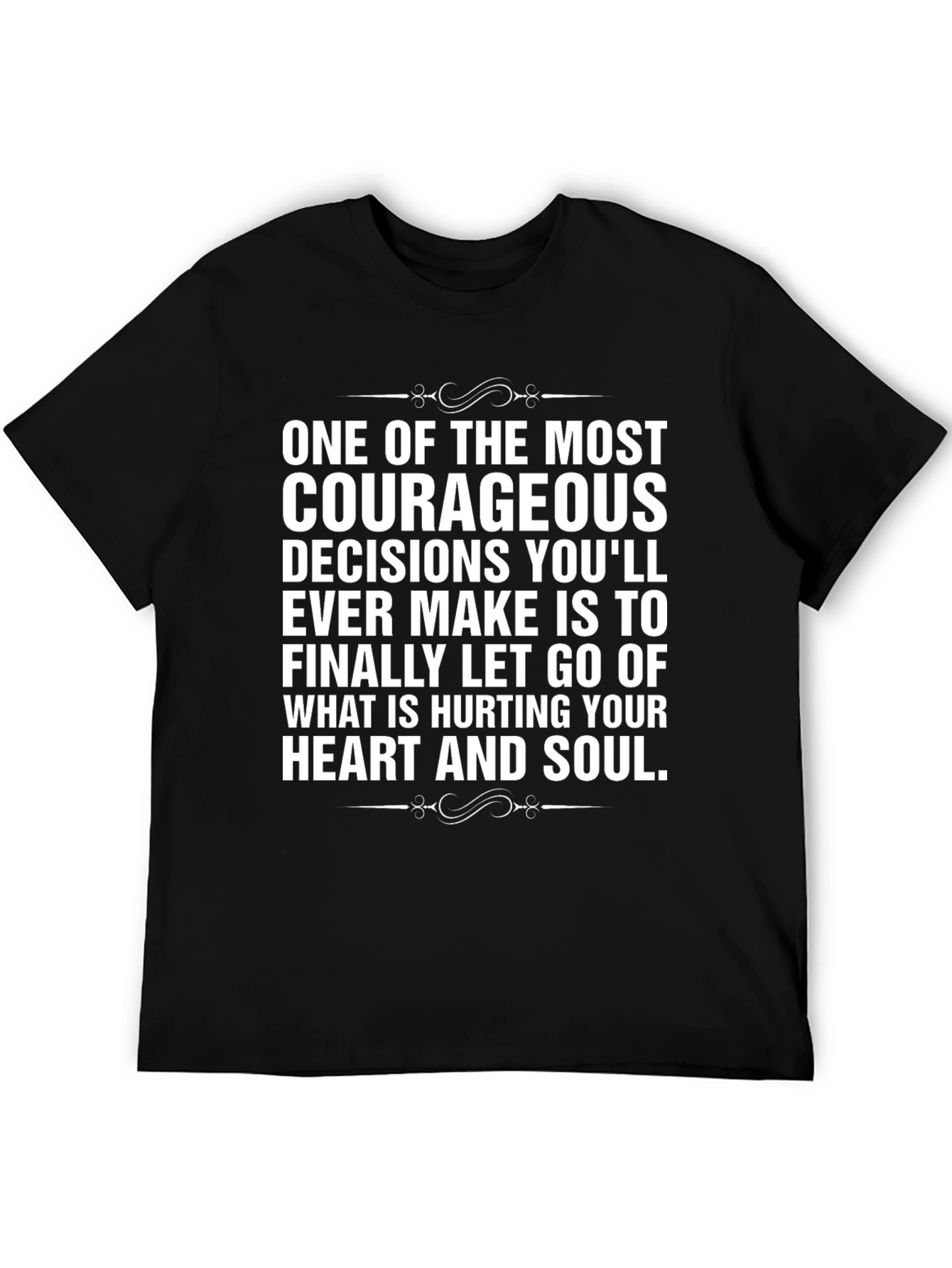 Black Courageous Decisions T-Shirt view 5