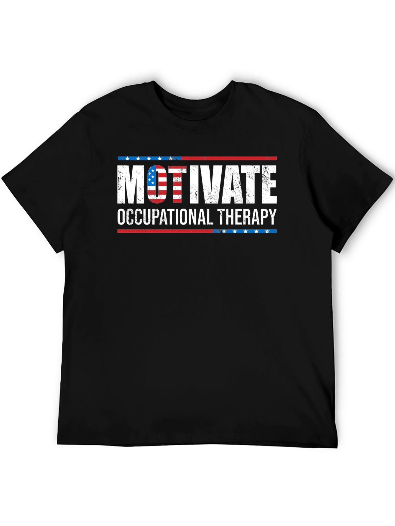 Motivate Occupational Therapy USA Flag T-Shirt - 5