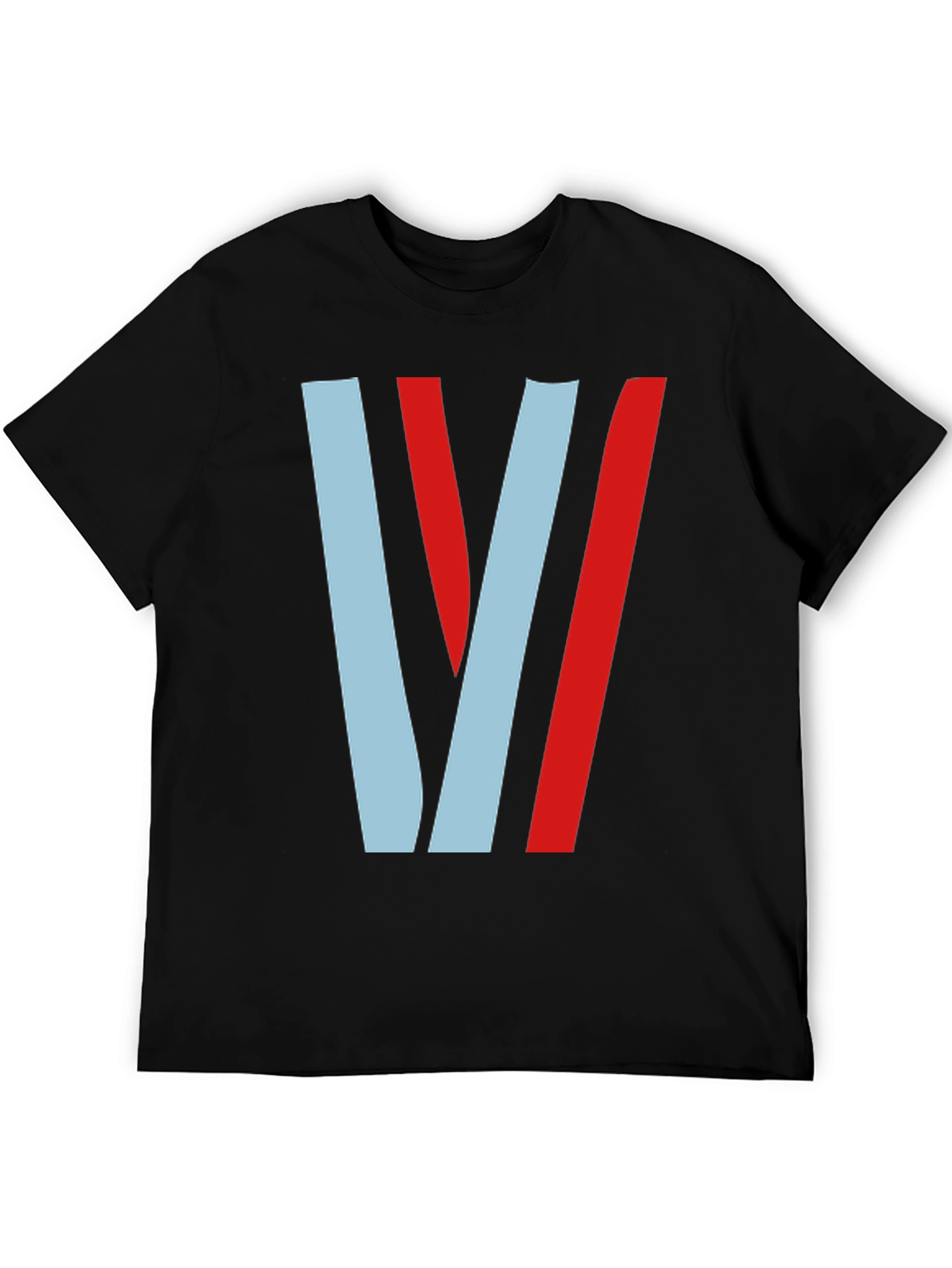 Black Retro Racing Stripe T-Shirt - Stylish Motorsport Tee view 5
