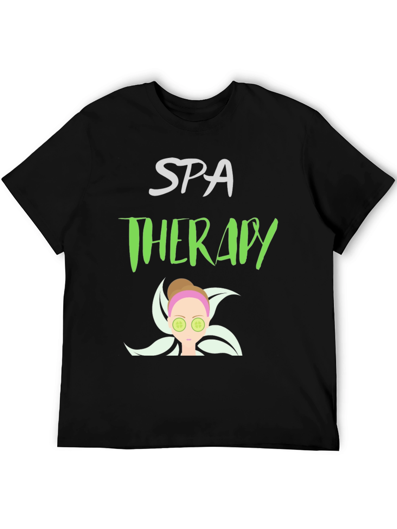 Black Spa Therapy T-Shirt view 5