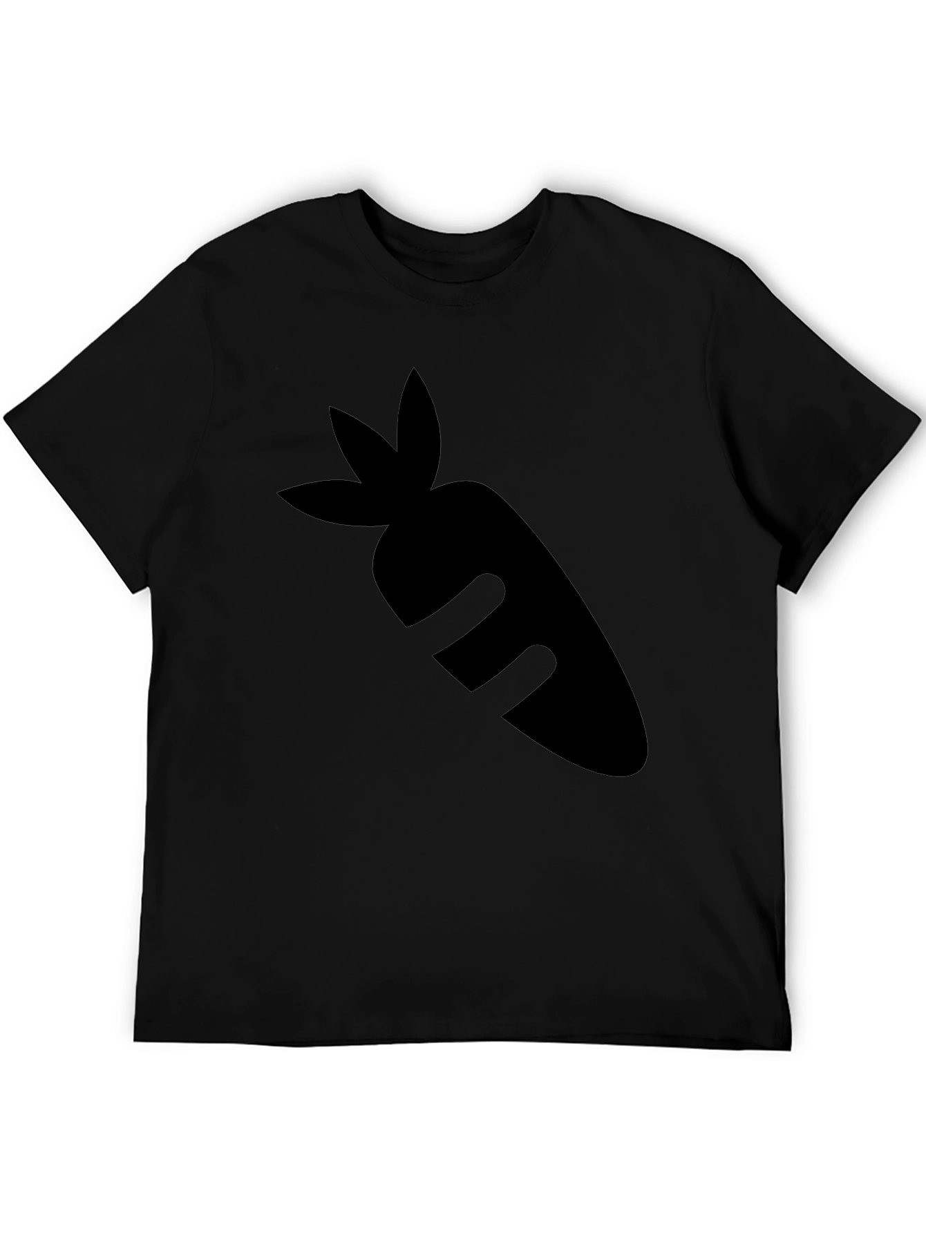 Black Carrot Graphic Tee - Black view 5