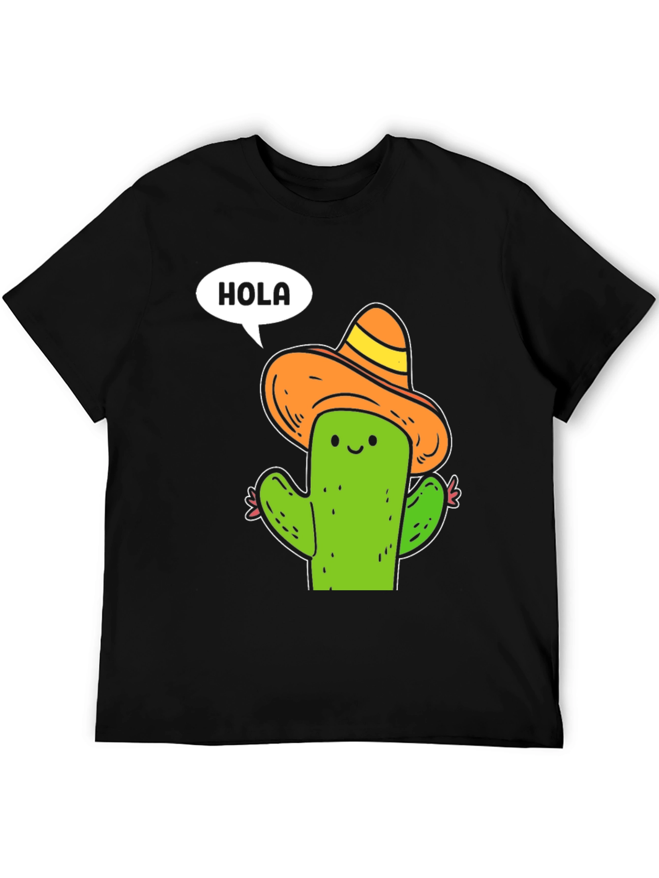 Black Hola Cactus T-Shirt view 5