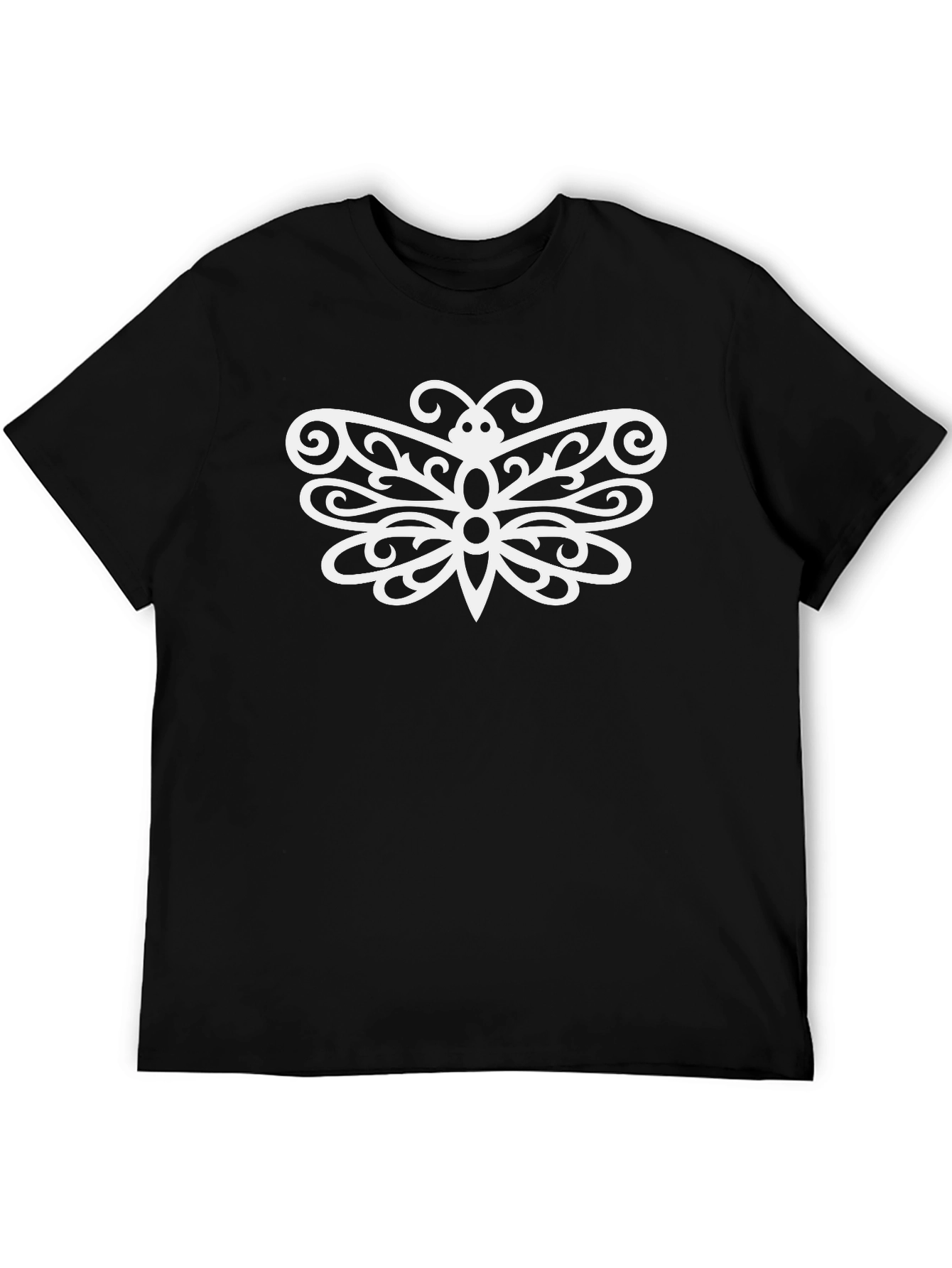 Black Butterfly Graphic Tee - Stylish Black T-Shirt view 5