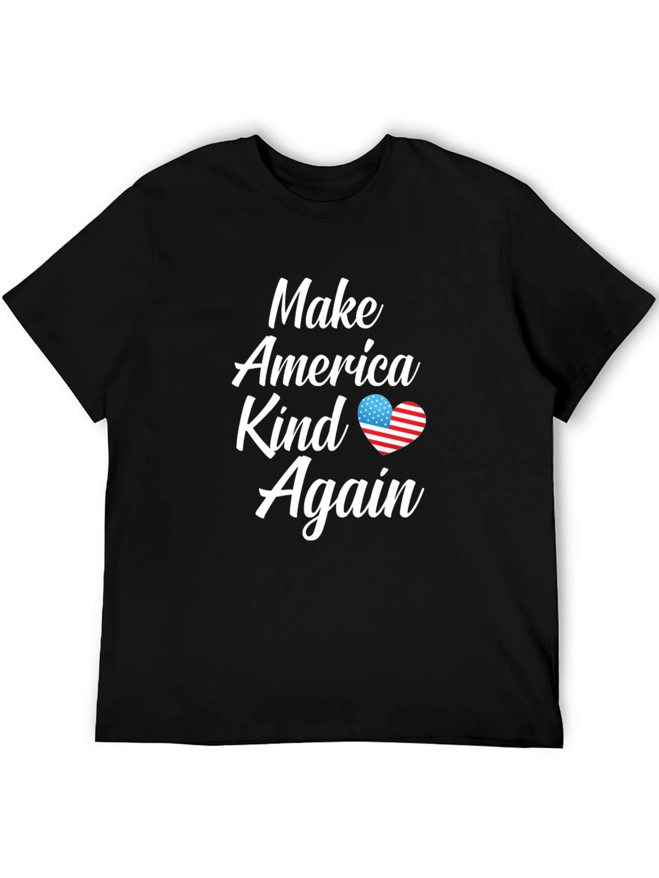Black Make America Kind Again Graphic Tee view 5